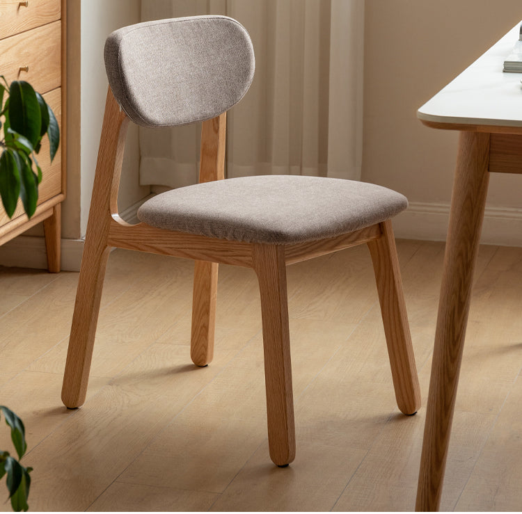4-Piece Solid Wood Dining Chair Set - Oak, Ash & Black Walnut - Perfect for Kitchen, Dining Room & Farmhouse Decor