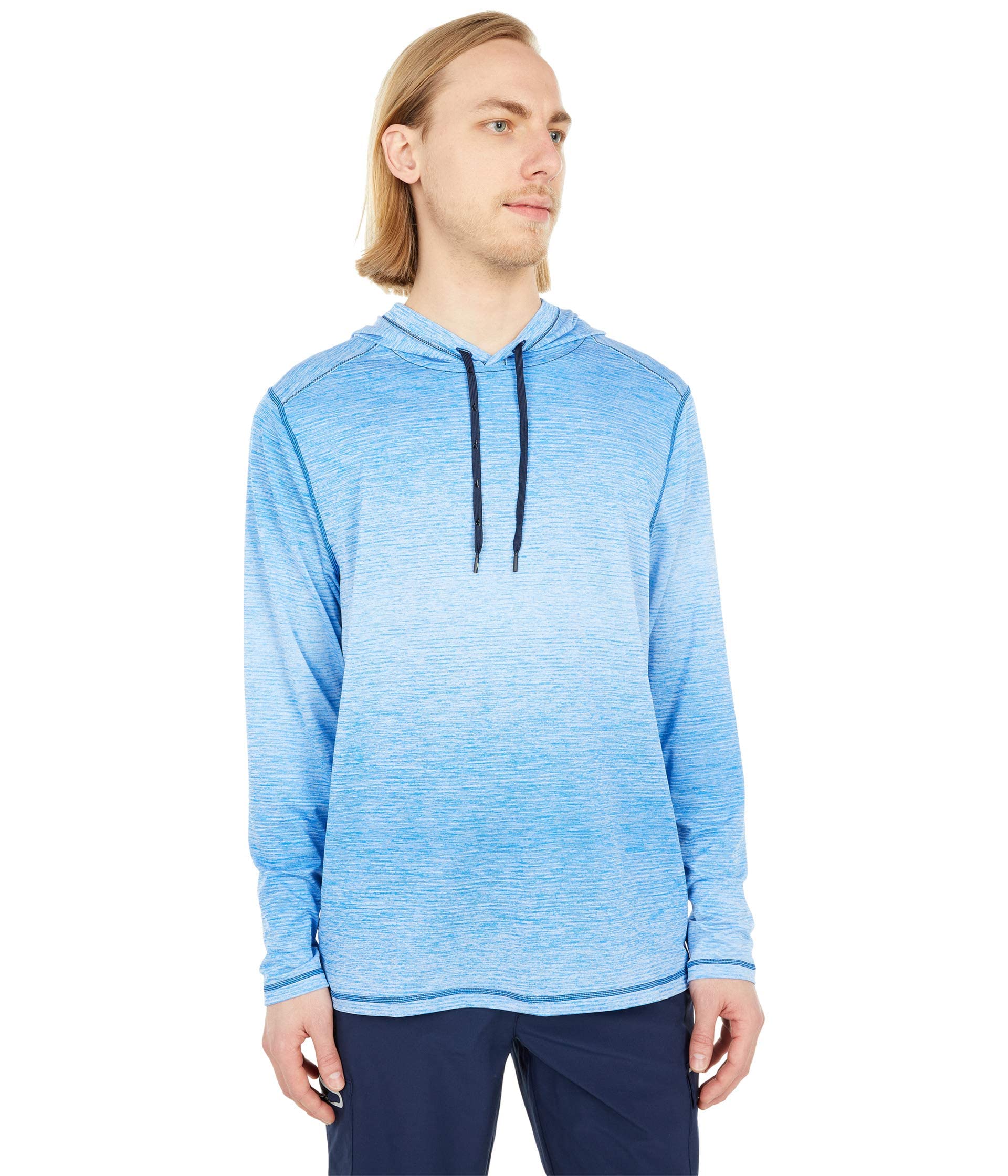 Tommy Bahama Island Zone Hood River Hoodie for Men - Lightweight Pullover with Pouch Pocket | Perfect for Beach, Camping & Outdoor Adventures