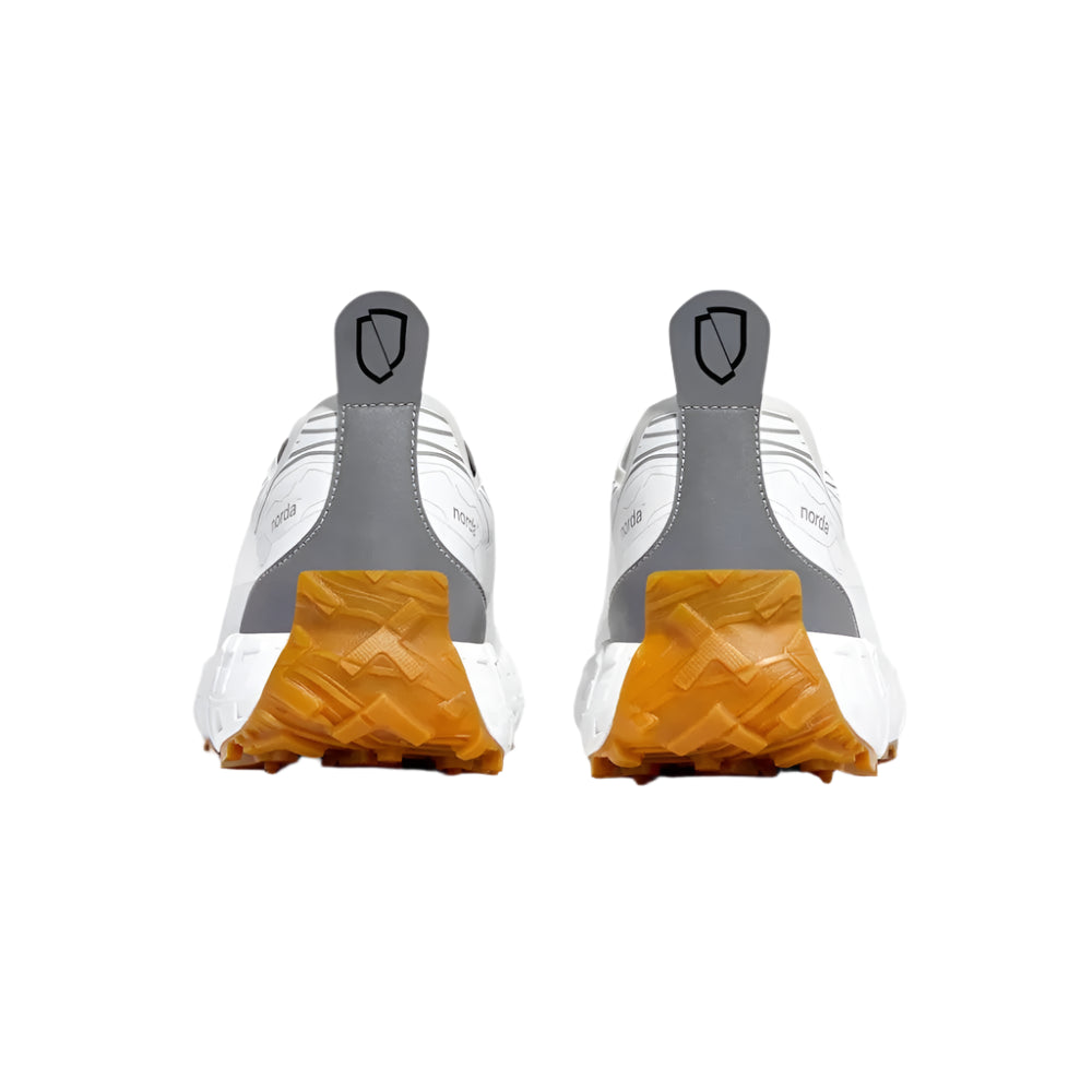 Norda 001 Core Carry Over Trail Running Shoes for Men - Lightweight & Durable White/Gum Design - Perfect for Hiking, Trail Running & Outdoor Adventures