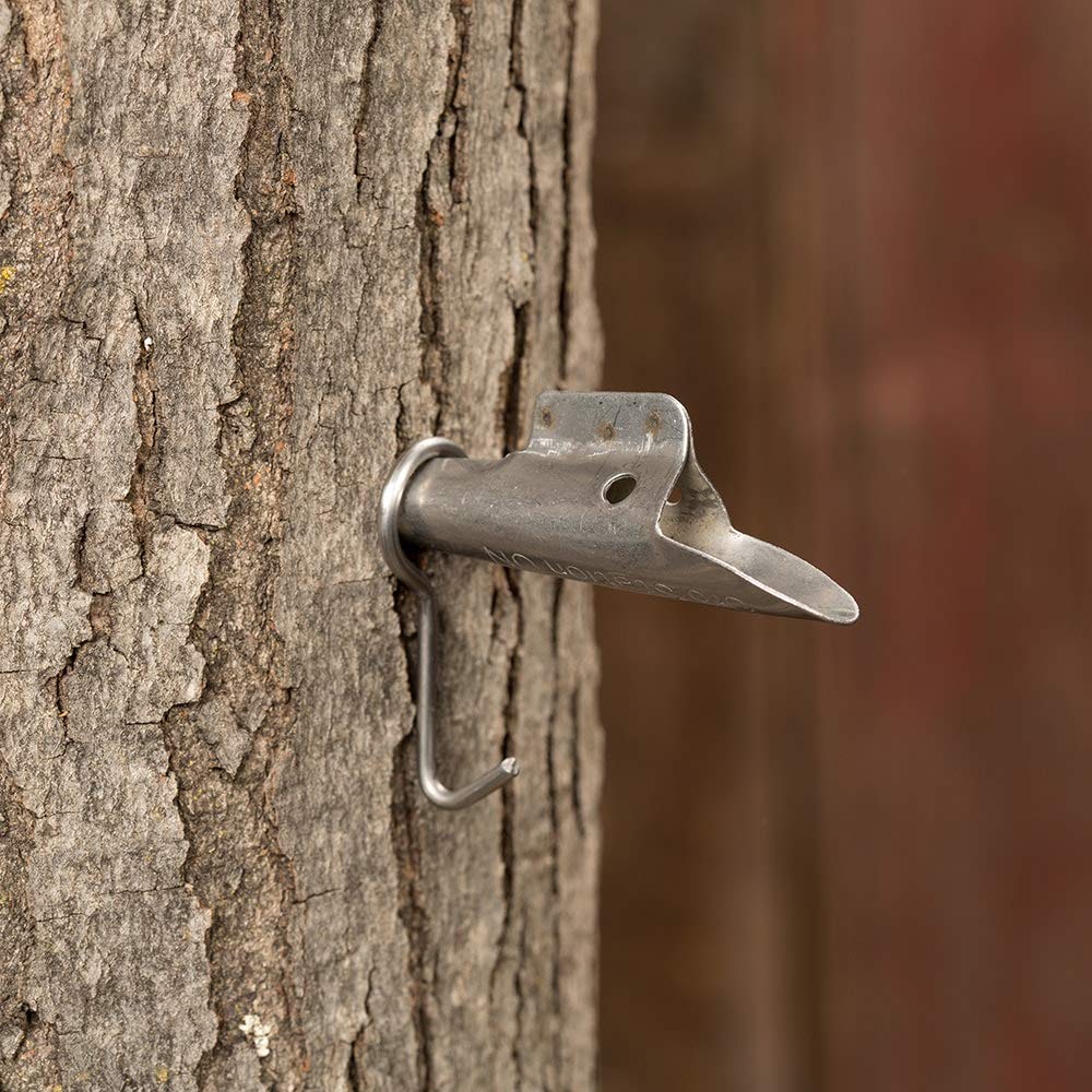 Premium Maple Syrup Bucket Spout with Hook - Pack of 12 - Durable Stainless Steel Spigot for Easy Pouring - Perfect for Home Brewing, Maple Tapping & DIY Projects