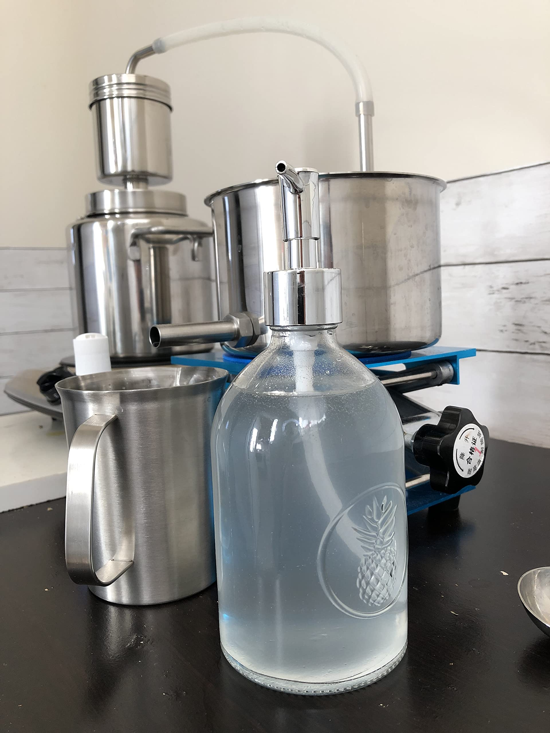 LETIME Hydrosol Maker & Essential Oil Distiller - Stainless Steel KD5 Steam Distillation Equipment | Plug & Play Portable Hydrosol Machine for Aromatherapy, Skincare & Home Spa