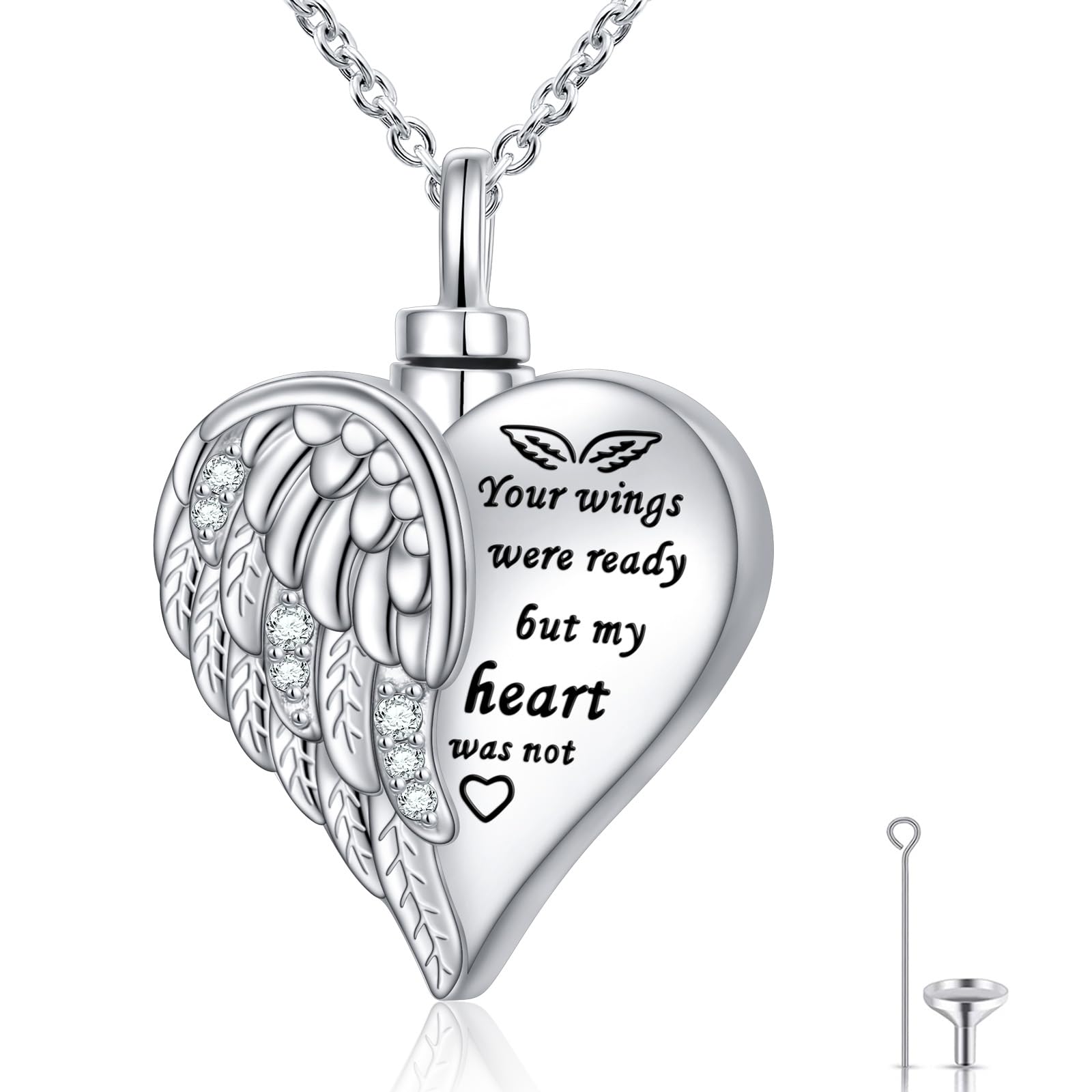 925 Sterling Silver Celtic Urn Necklace for Women - Butterfly, Tree of Life, Angel Wings, Irish Claddagh & Guitar Memorial Jewelry | Ashes Keepsake, Loss Remembrance Gift for Easter, Day of the Dead & Special Occasions