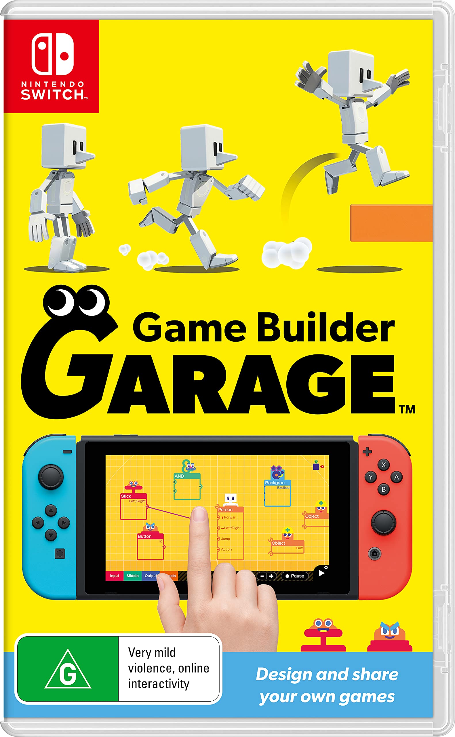 Nintendo Switch Game Builder Garage - Learn to Code & Create Games for Nintendo Switch | Fun Educational Game for Kids & Beginners
