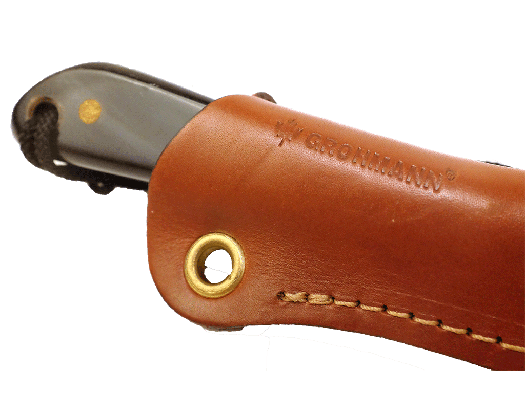 Grohman #3 Boat Knife - Canadian Armed Forces Yachtsman Design by D.H. Russell - 4 Blade 8 Inch Folding Knife with Sheath - Perfect for Sailing, Fishing & Outdoor Adventures