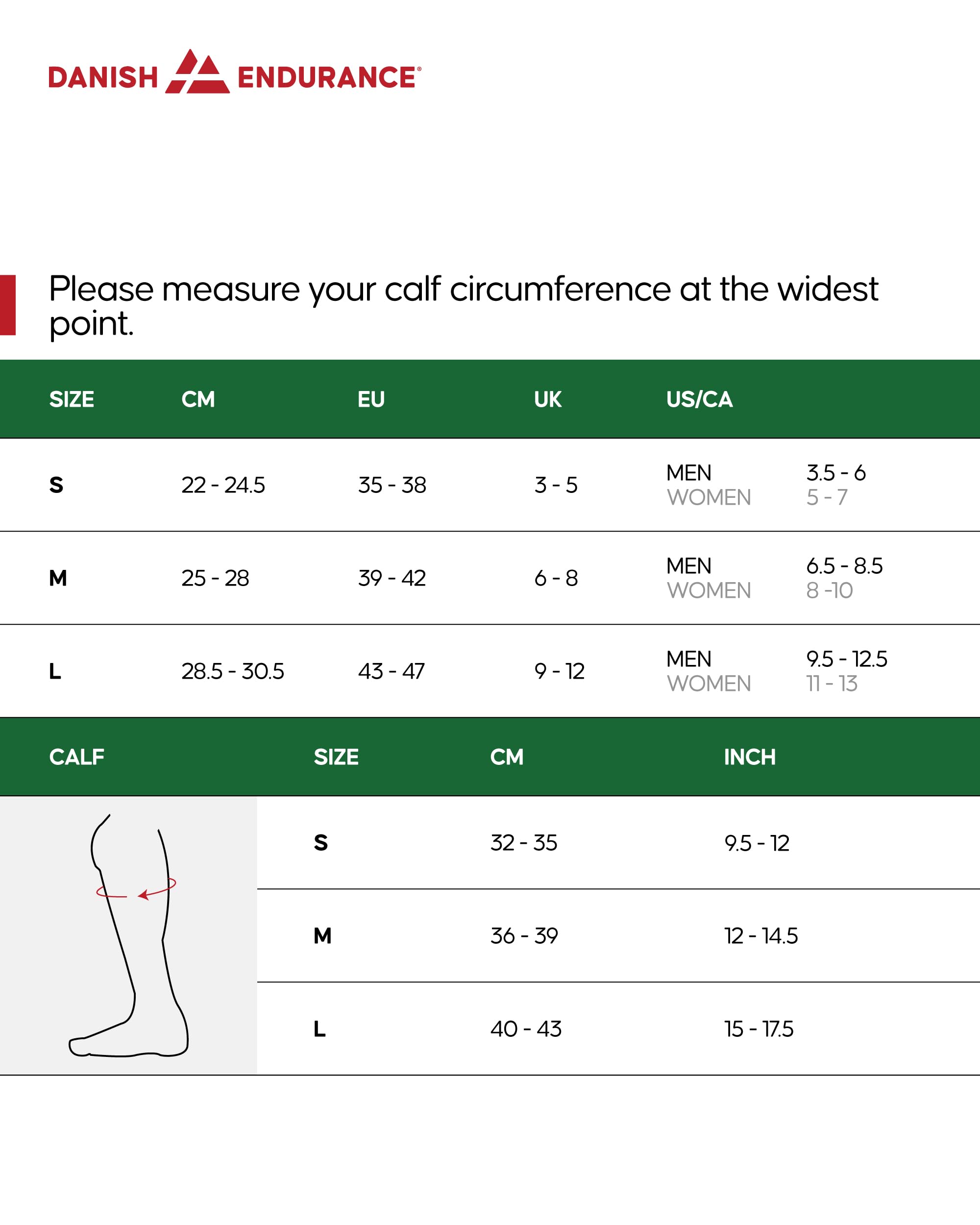 DANISH ENDURANCE Compression Socks for Men & Women - Organic Cotton, Flight & Travel Socks with Graduated 14-18 mmHg Support - Perfect for Running, Hiking, Nursing & Long Flights