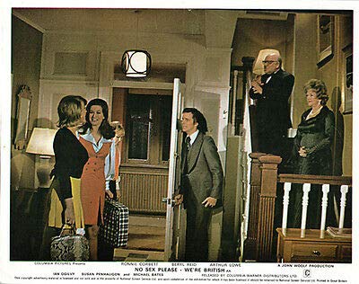No Sex Please We're British DVD - Classic British Comedy Film Starring Ian Ogilvy, Arthur Lowe, Valerie Leon & Beryl Reid - Perfect for Movie Nights and British Comedy Fans