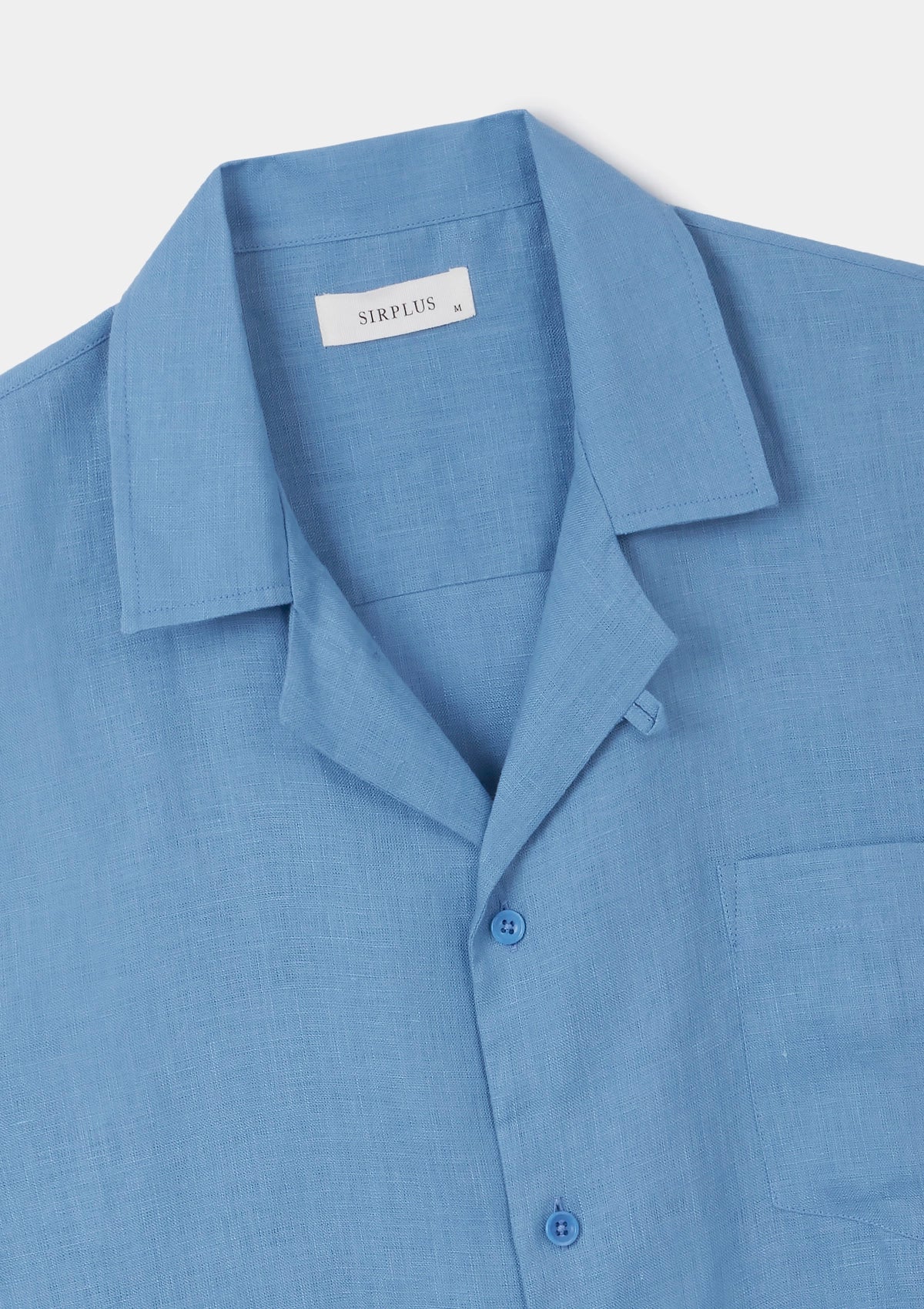 Stylish Cornflower Blue Linen Cuban Shirt for Men | Breathable Summer Casual Wear | Perfect for Beach Vacations, Tropical Getaways & Summer Parties