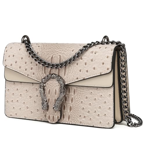 Beige Ostrich Pattern