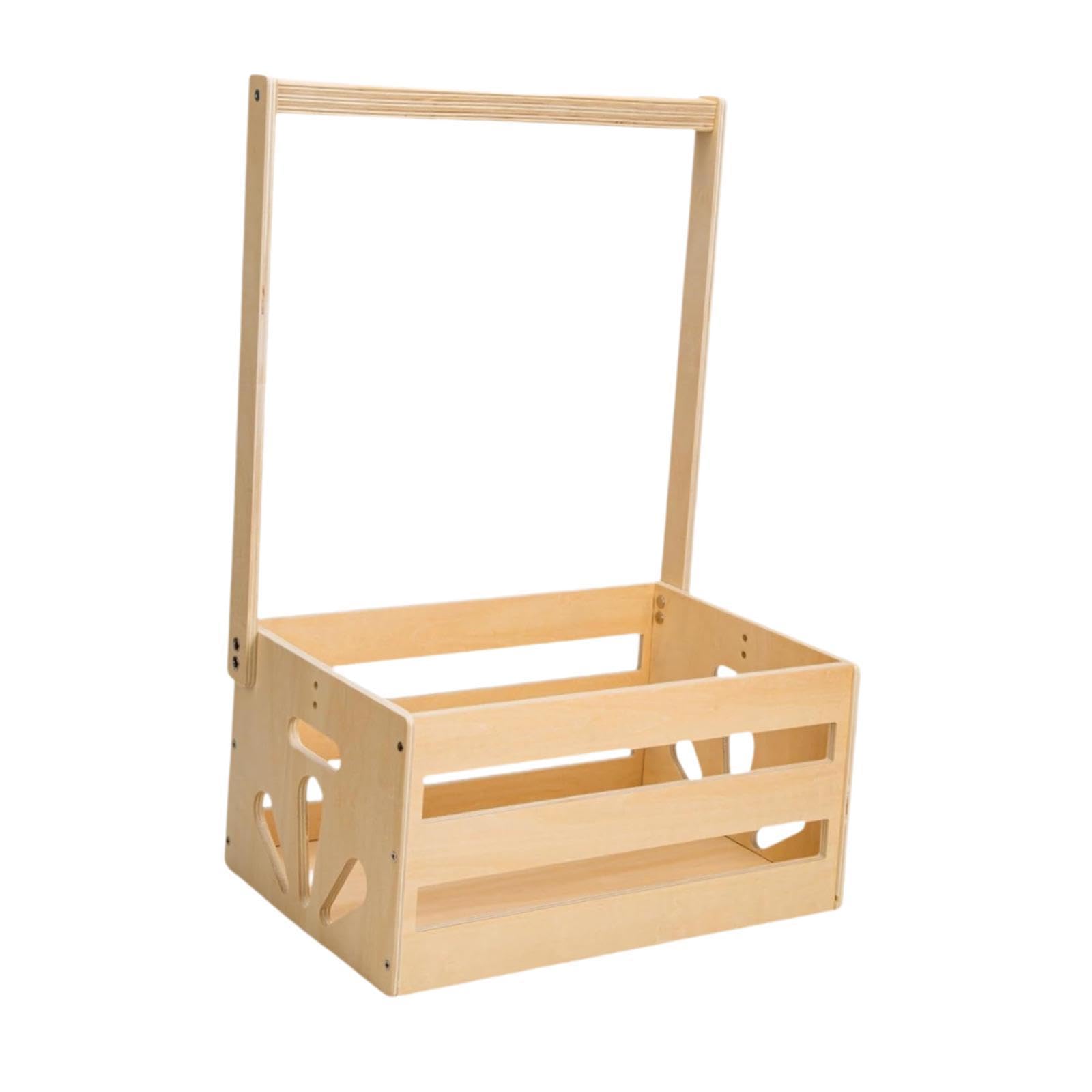 Milageto Baby Shower Gift Basket - Portable Storage Crate & Hamper for Newborn Boys & Girls - Perfect for Nursery Organization, Baby Shower Gifts & Home Decor
