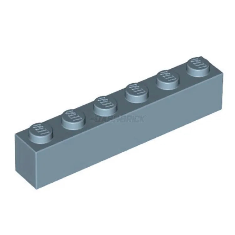 LEGO Brick 1x6 Sand Blue (3009) - Perfect for LEGO Builders, DIY Projects & Creative Play - 4620992