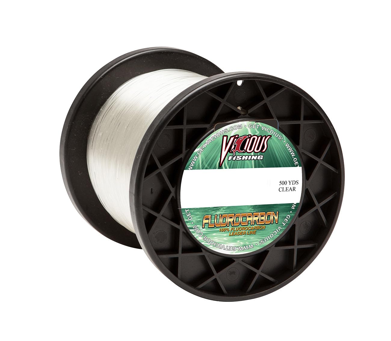 Vicious 40# Fluorocarbon Fishing Leader Line for Saltwater & Freshwater