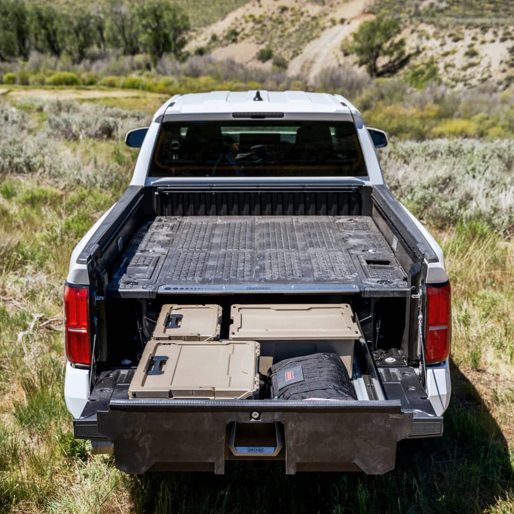 24+ Toyota Tacoma Decked Drawer System | Heavy Duty Truck Bed Storage Organizer | Perfect for Camping, Off-Roading & Work Tools Organization