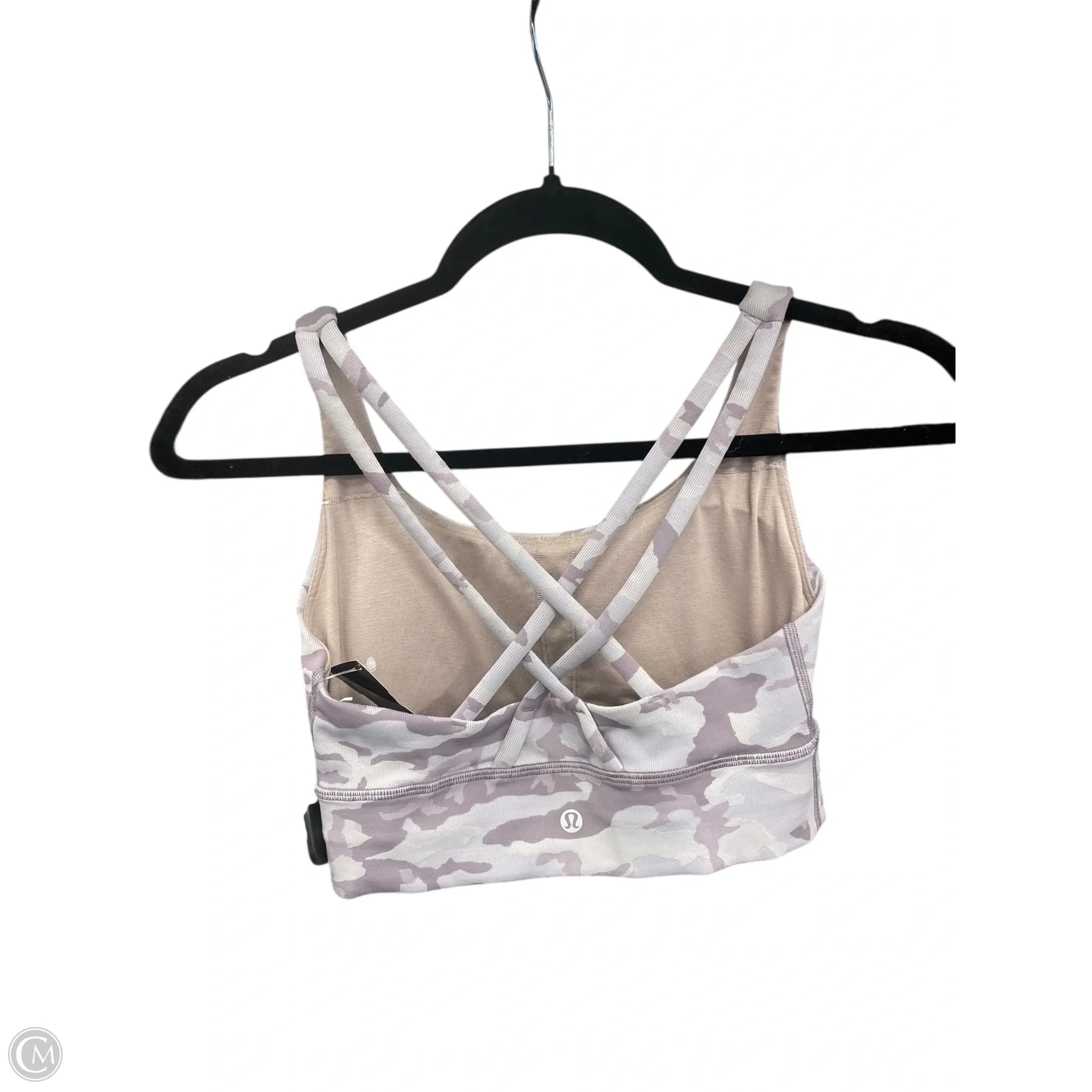 Lululemon Grey Athletic Sports Bra Size 6 - High Support Workout Top for Running, Yoga & Gym