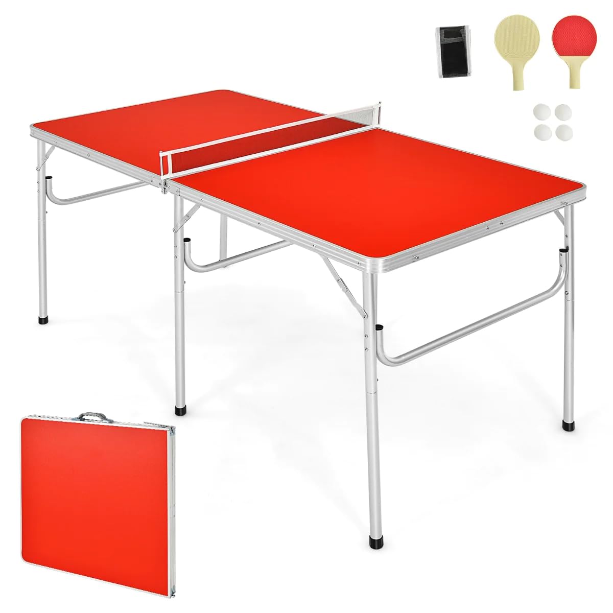 Portable Ping Pong Table Set - 60