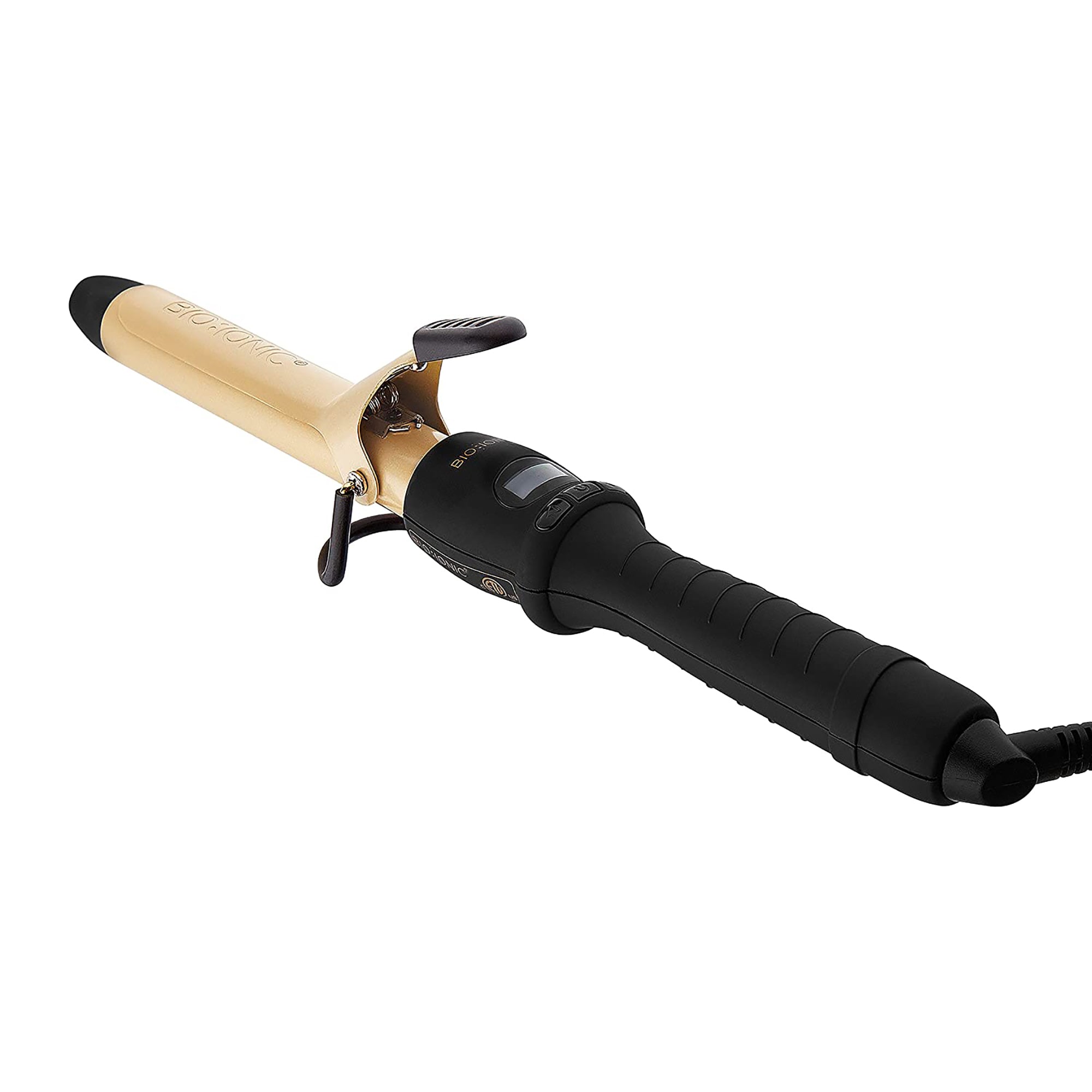 BioIonic GoldPro Professional Curling Iron - 1 Inch Ceramic Tourmaline Hair Wand for Long Lasting Curls & Waves, Perfect for Salon-Quality Styling at Home or Special Occasions