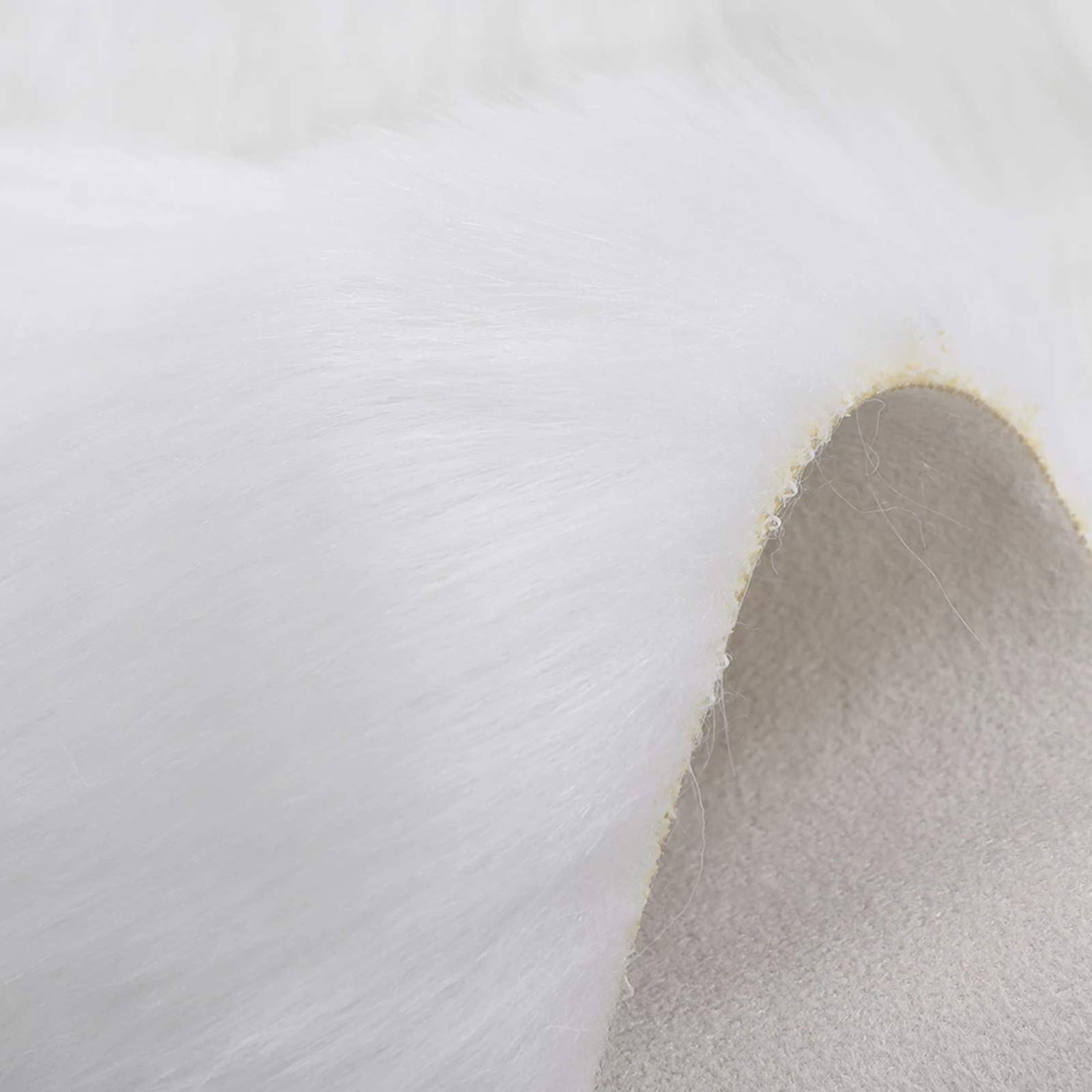 Soft Shaggy Area Rug - Fluffy Non-Slip Plush Faux Fur Carpet for Living Room, Nursery & Bedside | 1.5'x3' Cozy Home Decor | Perfect for Floor Comfort, Kids Play Area & Bedroom Accent