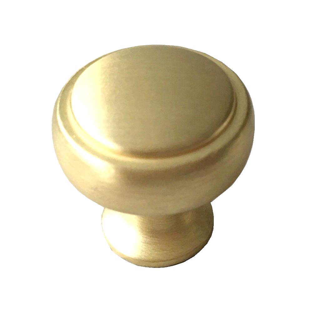 Vintage Brushed Brass Drawer Knobs & Cabinet Pulls - Elegant Dresser Handles for Kitchen Cabinets, Wardrobes & Furniture - Perfect for Home Renovation & DIY Projects