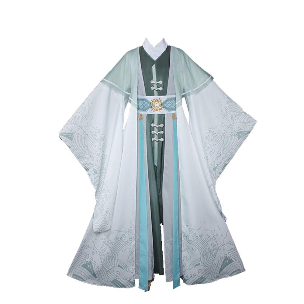 Dream Set Bihai Yuxi Cosplay Costume - Ancient Chinese Style Men's Hanfu Outfit for Cosplay, Halloween, and Themed Parties | Perfect for Anime Conventions, Role-Playing, and Historical Reenactments