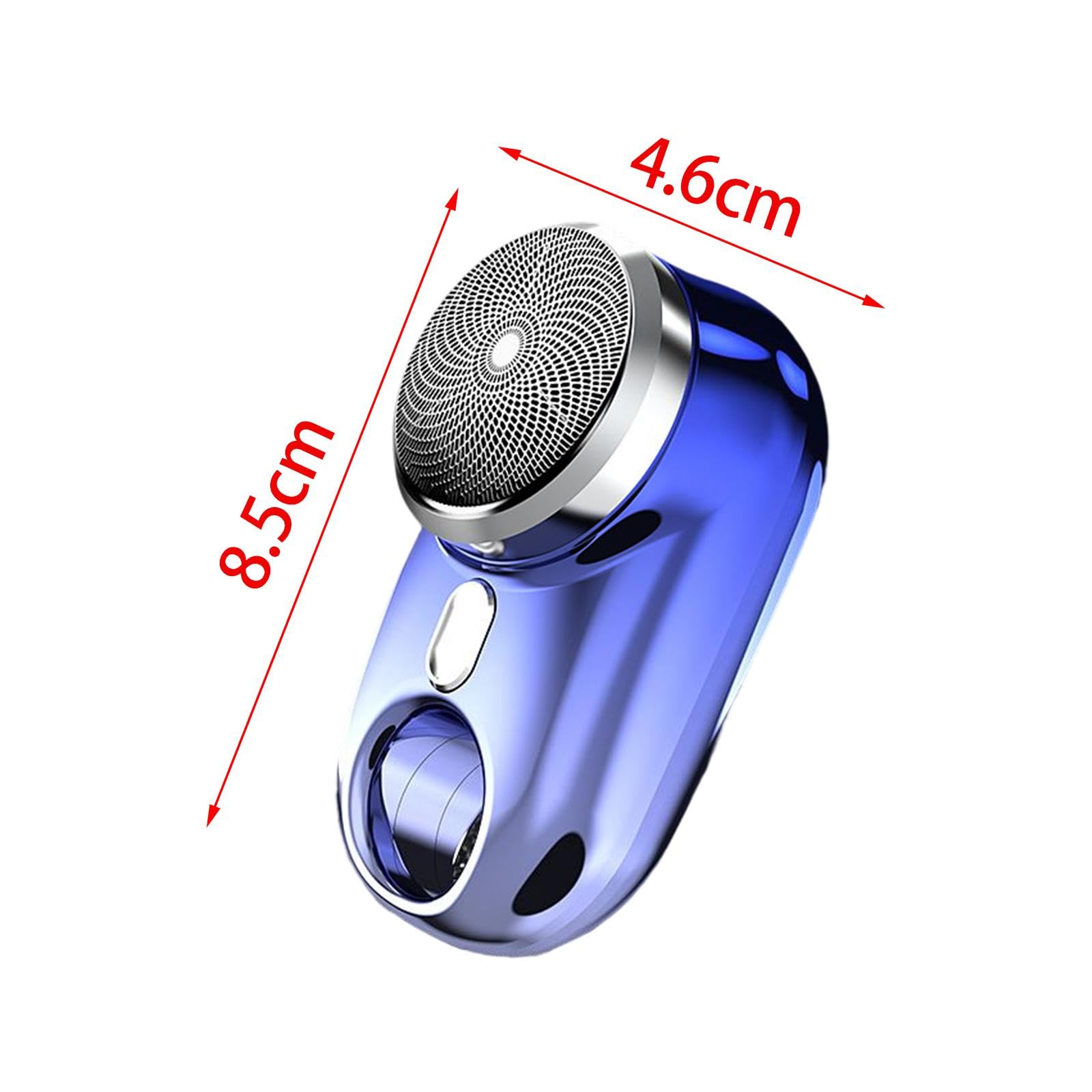 Men's & Women's USB Rechargeable Portable Nose Hair Trimmer - Compact & Painless for Underarm, Nose & Ear Hair Removal - Perfect for Travel, Camping & Gym Use (Gradient Blue)
