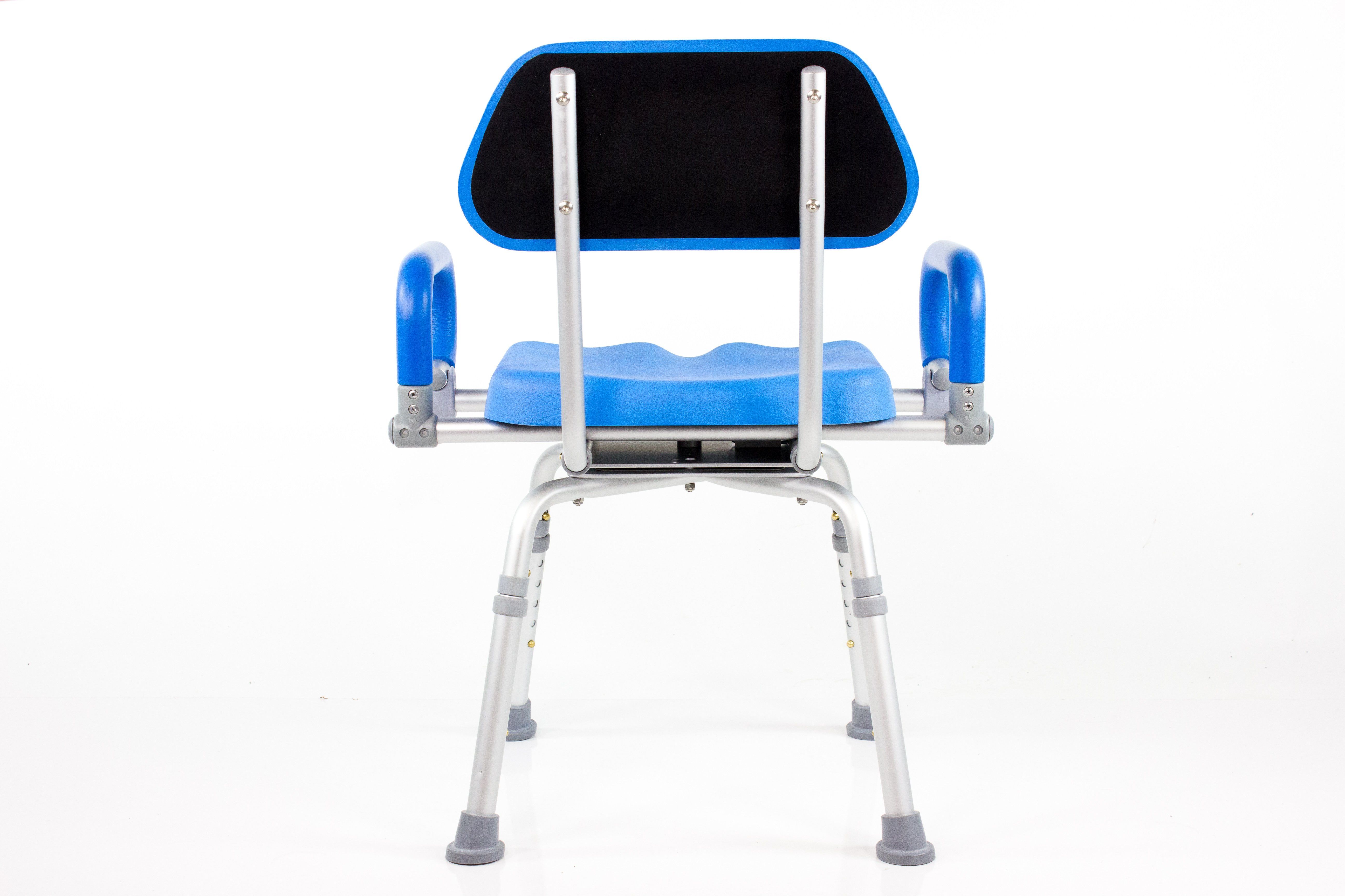 Revolution 360° Swivel Shower Chair for Elderly & Disabled - Adjustable Height Bath Seat with Non-Slip Rubber Tips for Safe Bathing & Showering - Ideal for Seniors, Physical Therapy & Mobility Assistance