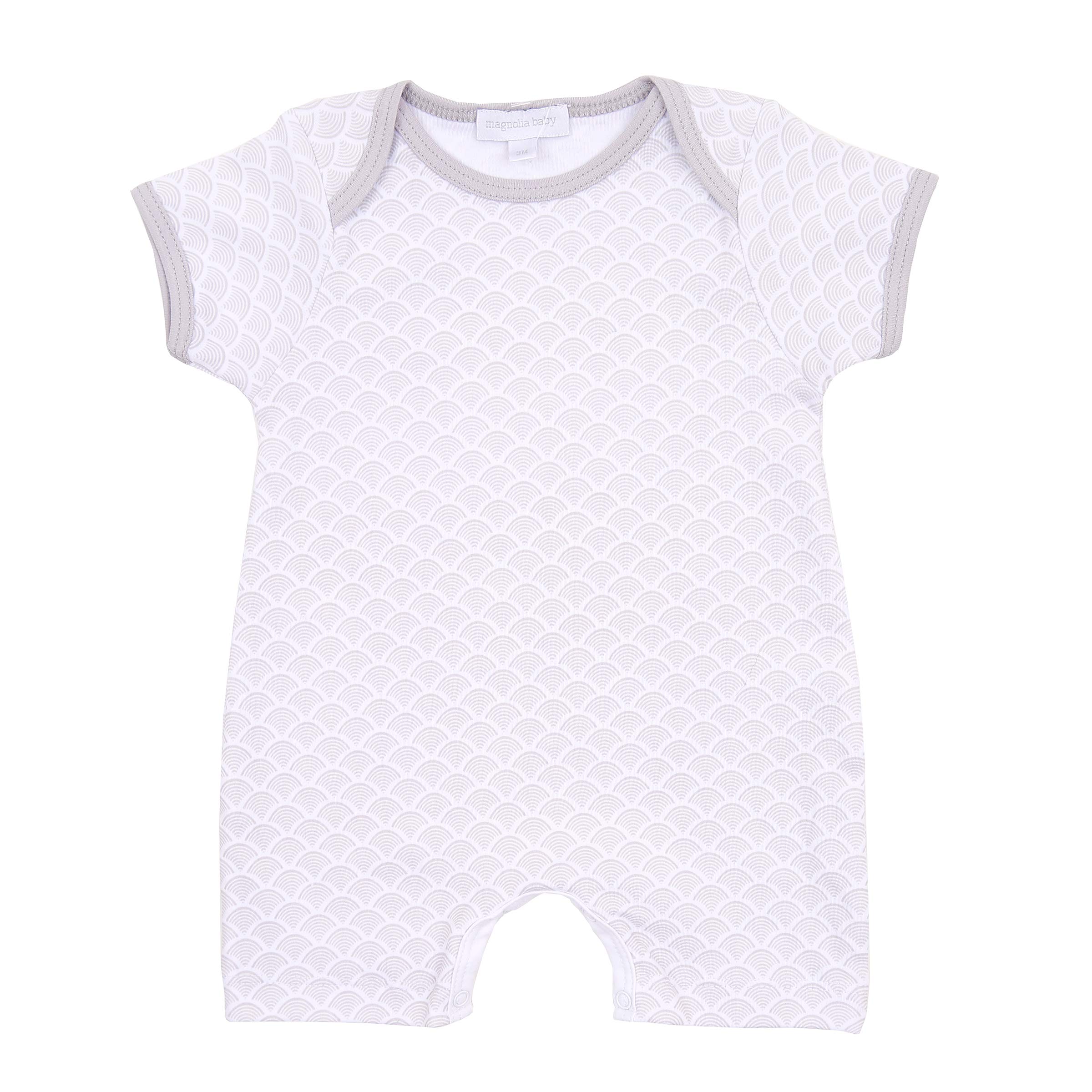 Magnolia Baby Unisex Sunrise Playsuit - Silver for Playtime & Outings