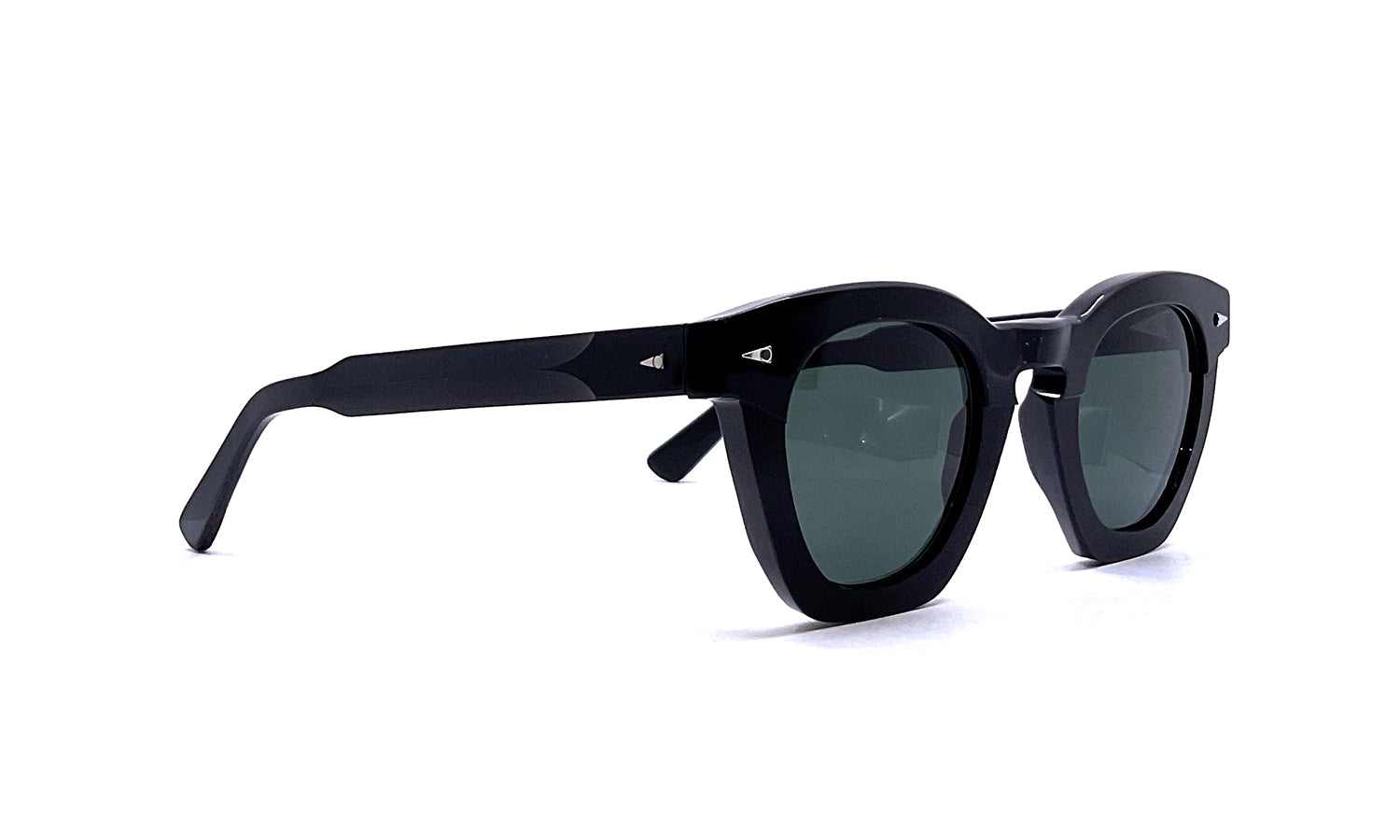 Ahlem Montorgueil Black Sunglasses - Stylish UV Protection Shades for Women & Men - Perfect for Outdoor Activities, Travel, and Fashion Accessories