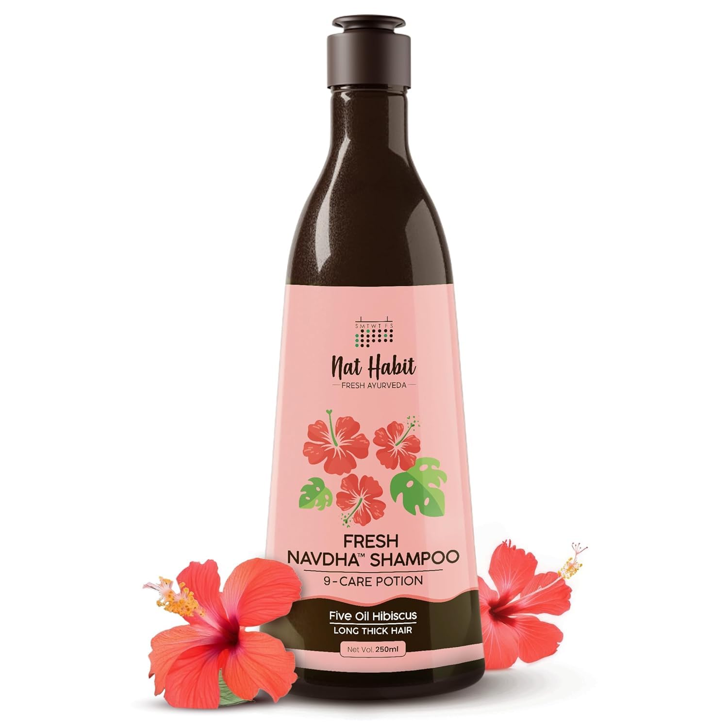 Sulfate-Free Natural Hibiscus & Five Oils Hair Growth Shampoo for Women & Men - 250ml | Promotes Thicker, Healthier Hair | Ideal for Daily Use, Dry Scalp & Hair Loss Prevention