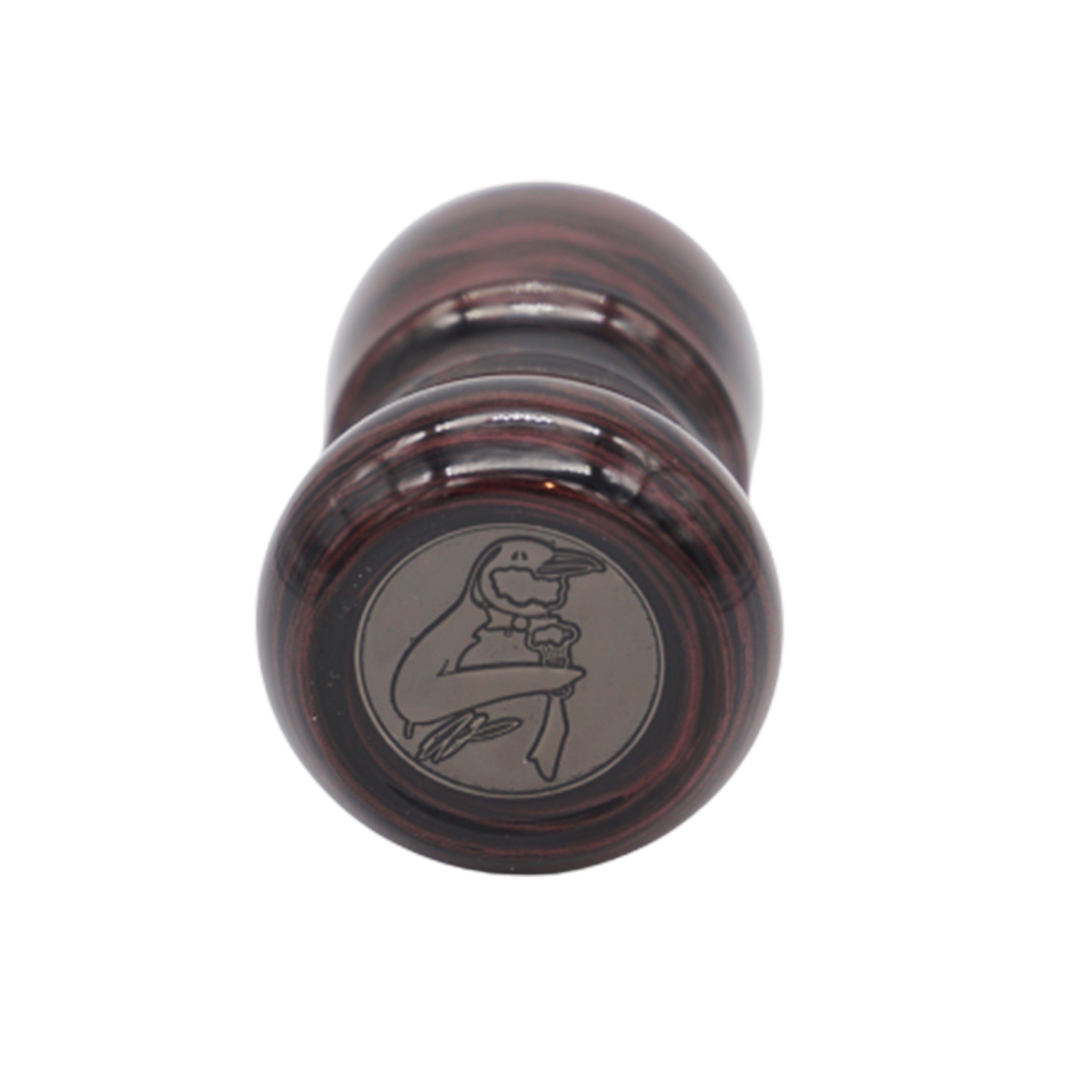 Premium Handcrafted Raspberry Ebonite Shaving Brush Handle - Fits 24mm & 26mm Knots - Perfect for Wet Shaving & Grooming Gifts