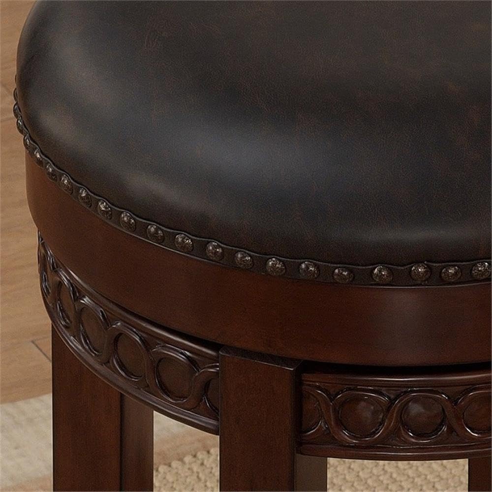American Woodcrafters Conrad Backless Counter Stool - Solid Wood Bar Stool for Kitchen Island, Breakfast Nook & Home Decor - Rustic Modern Dining Furniture