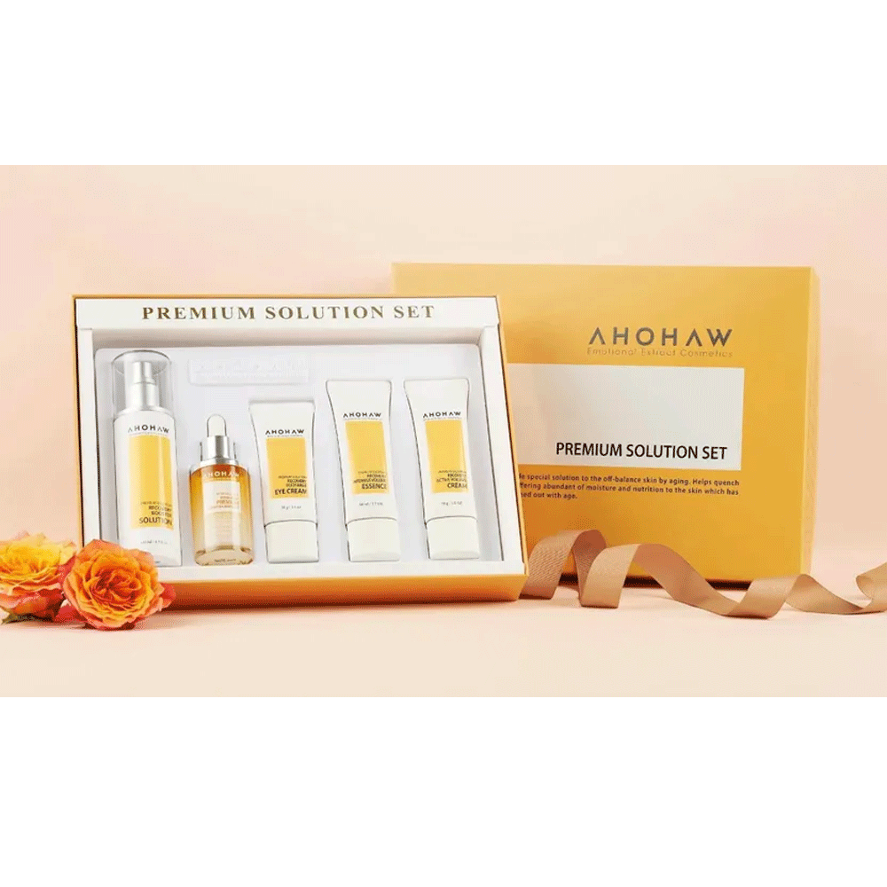 AHOHWA Premium Solution Set - High-Quality Skincare Kit for Glowing Skin | Perfect for Daily Beauty Routine & Spa Nights