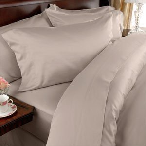 Luxury 1500 Thread Count Egyptian Cotton Duvet Cover Set - King/Cal King Size, Wrinkle-Free & Hypoallergenic, Beige/Tan - Perfect for Master Bedroom, Hotel, or Guest Room Decor