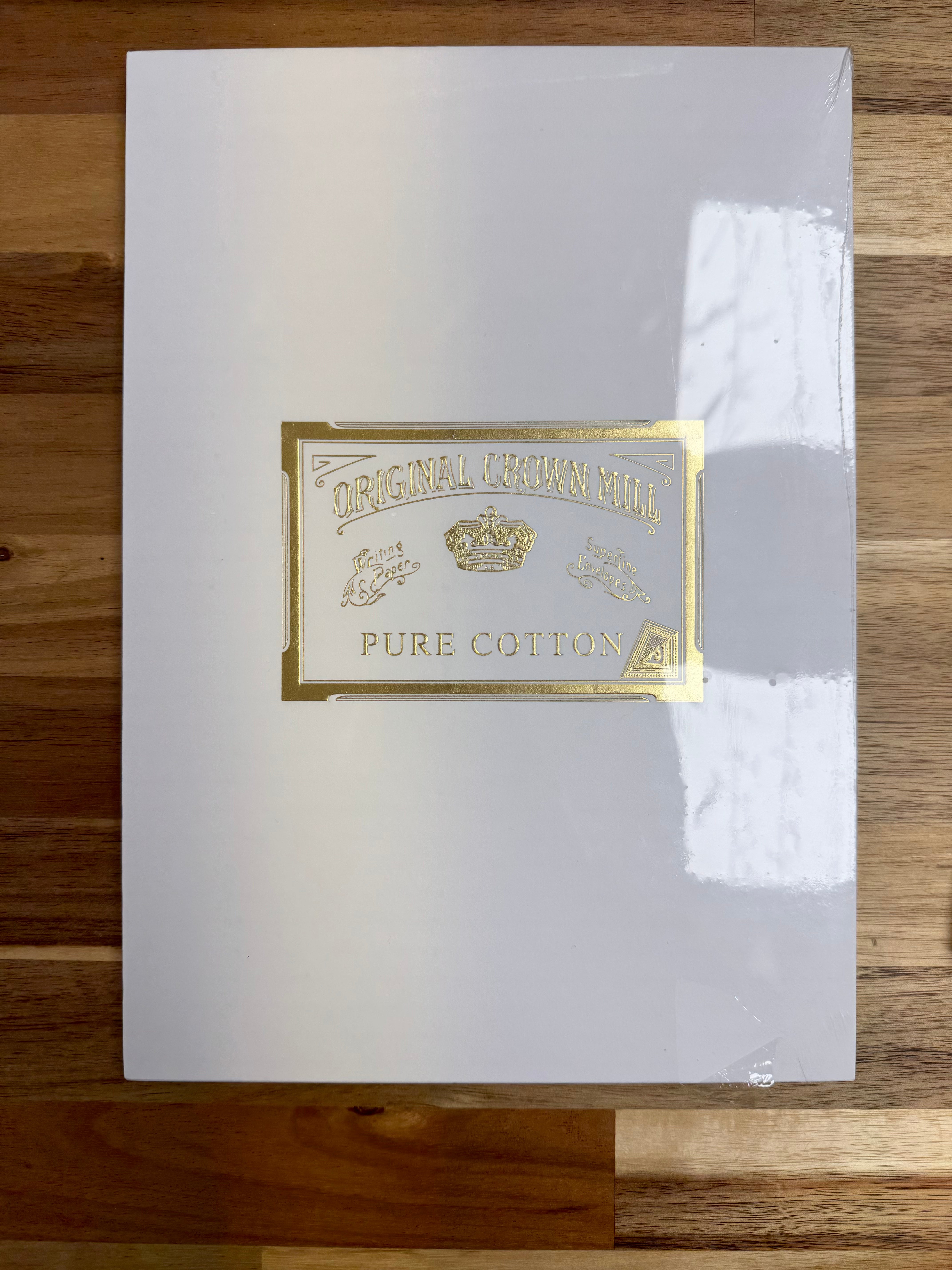 Original Crown Mill 100% Pure Cotton Paper - Premium Stationery for Letter Writing, Calligraphy & Crafting - Perfect for Wedding Invitations, Greeting Cards & Art Projects