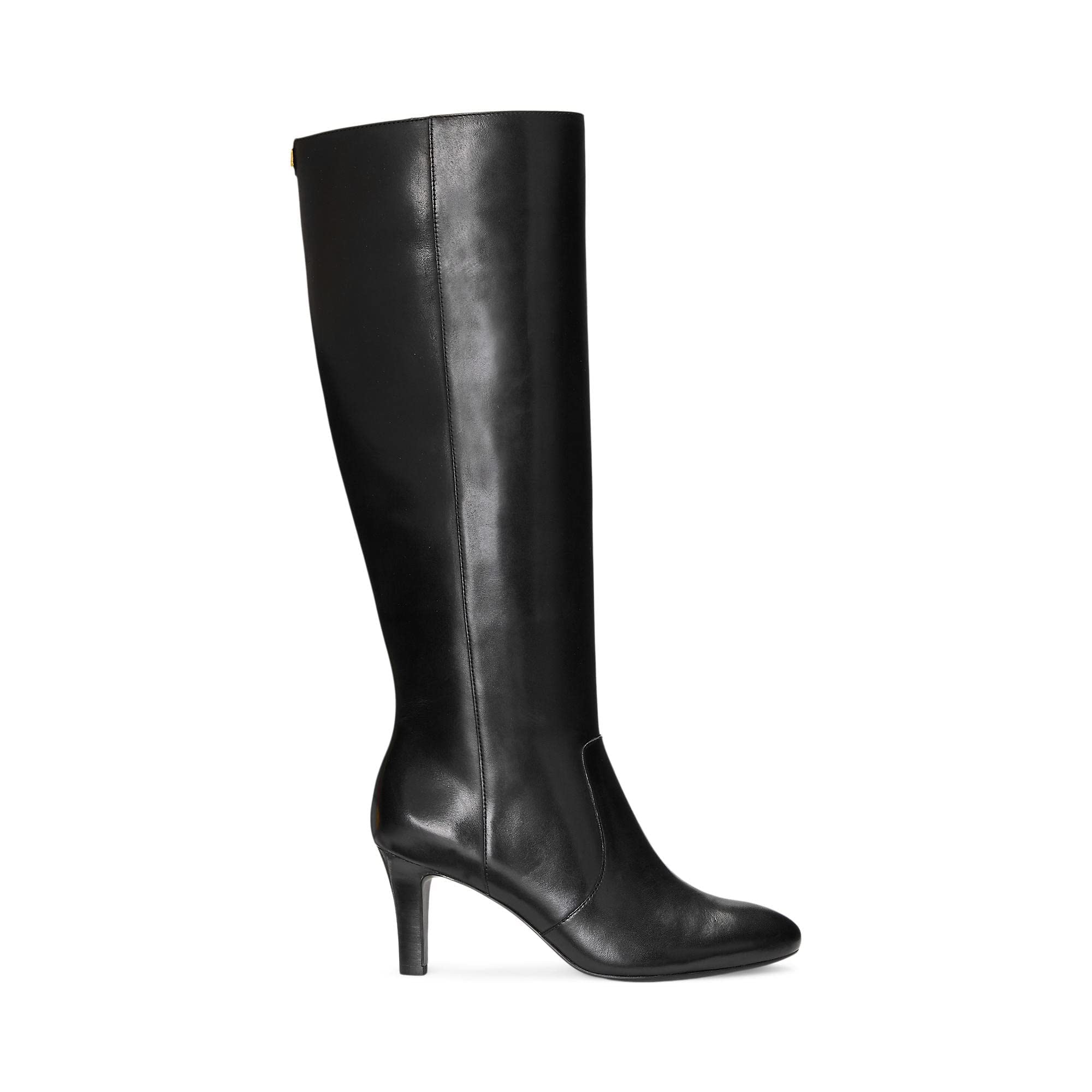 Lauren Ralph Lauren Caelynn Women's Knee High Leather Boots - Stylish Winter & Fall Fashion Booties for Office, Dating & Night Out