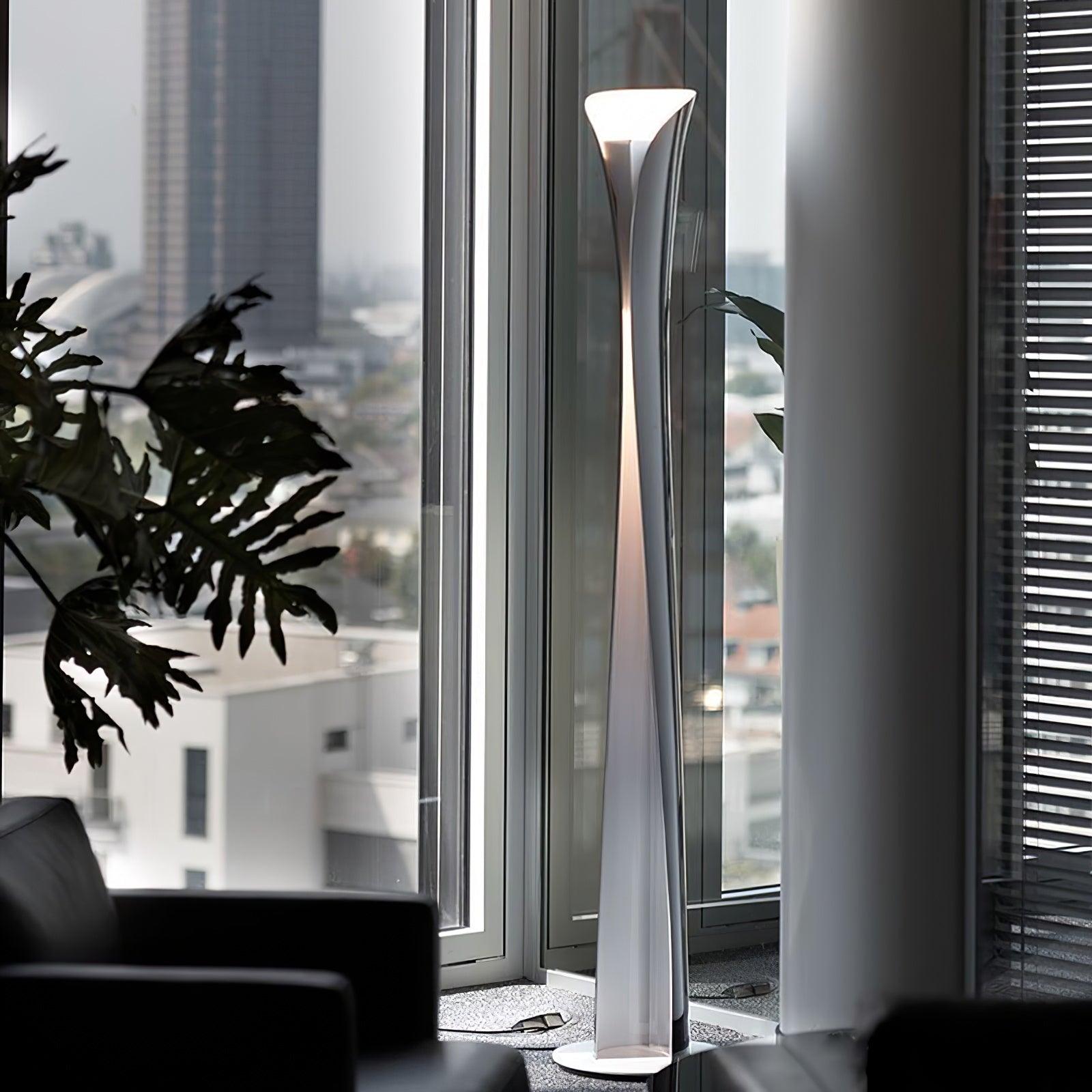 Cadmo Modern Floor Lamp with Adjustable Brightness - Perfect for Living Room, Bedroom, and Office Lighting