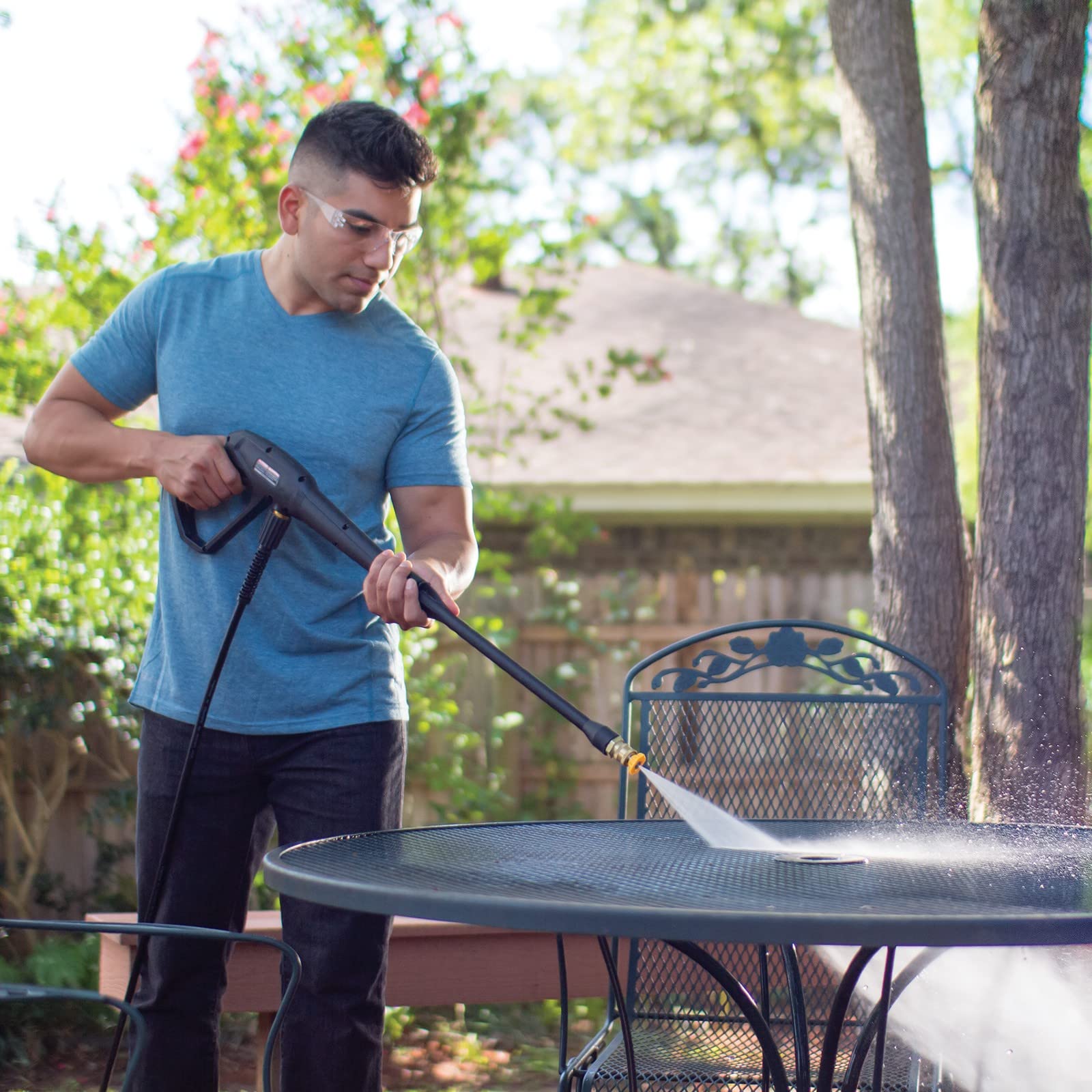 Karcher K1800 Electric Pressure Washer - 1800 PSI, 1.3 GPM, Includes Turbo, 15°, and Soap Nozzles - Perfect for Home, Driveway, Deck, and Patio Cleaning