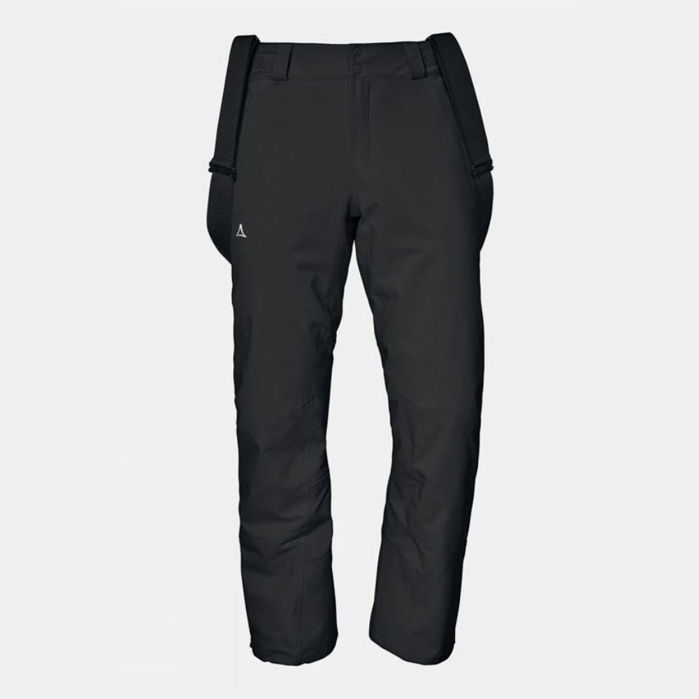 Schoffel Weissach Men's Ski Pants - Waterproof Winter Snow Pants for Skiing & Snowboarding - Black Regular Length - Perfect for Alpine Adventures & Cold Weather Activities
