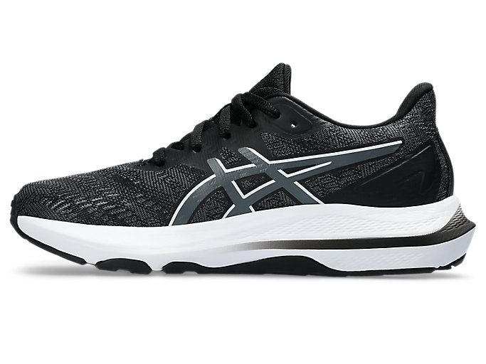 ASICS GT 2000 12 GS Running Shoes for Kids - Black/Carrier Grey | Lightweight Athletic Sneakers for Boys & Girls | Perfect for School, Sports & Daily Activities