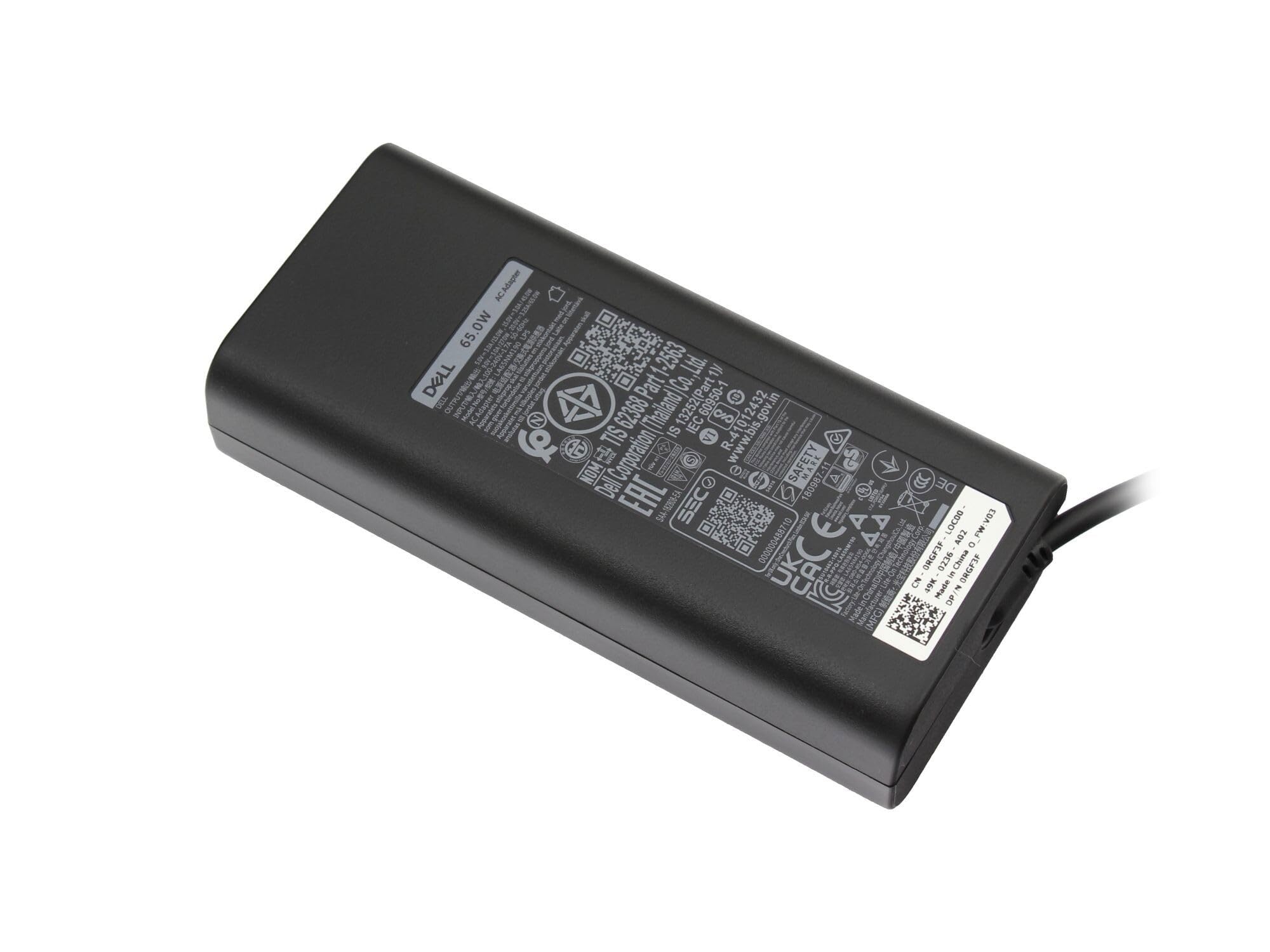 Original Title: Dell Latitude 13 (7310) USB-C Charger 65W   Optimized Title: **Dell Latitude 7310 65W USB-C Laptop Charger - Fast Charging Power Adapter for Dell Latitude 13 (7310) & Compatible Devices - Home, Office, Travel Use**