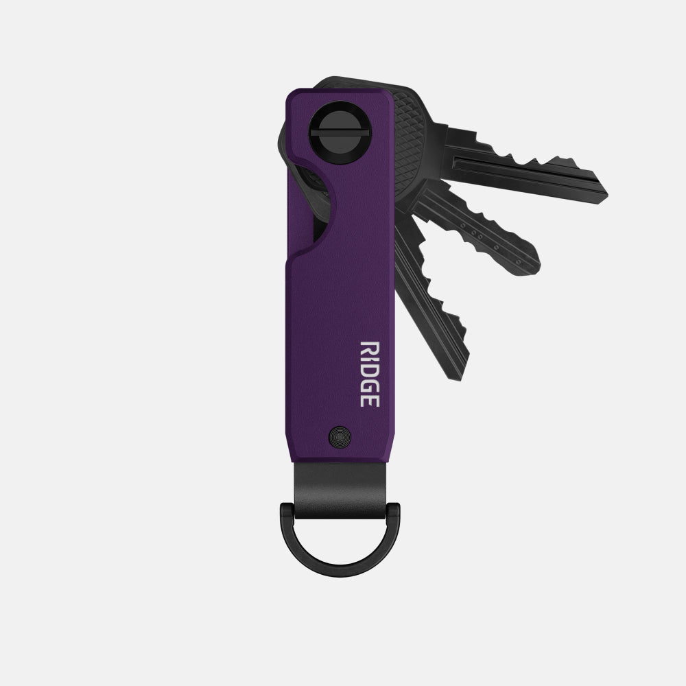 Ridge KeyCase Alaska Twilight - Slim RFID Blocking Key Holder for Men & Women - Perfect for Travel, Office, and Everyday Use
