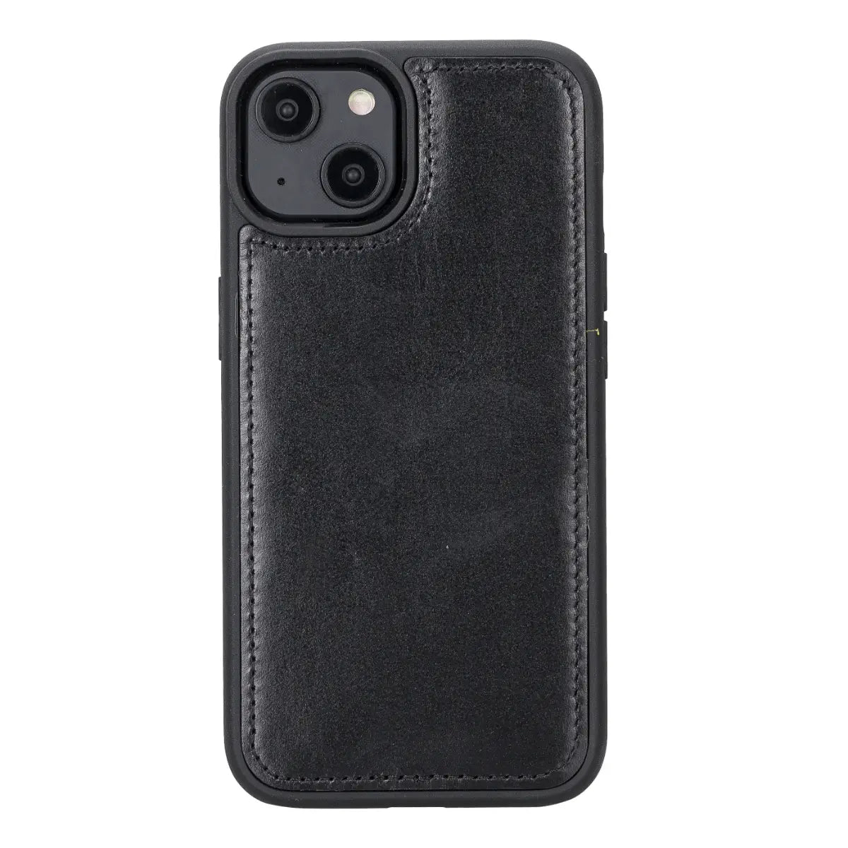 Premium Black Leather Wallet Case for iPhone 14 - Slim Protective Cover with Card Slots | Perfect for Everyday Use, Business Travel & Hands-Free Convenience
