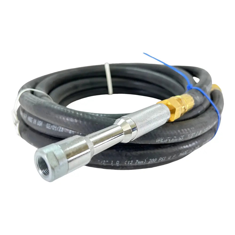 Heavy Duty AA Large Bore Inflator with 25 ft Hose - High Volume Air Pump for Tires, Pools, Inflatables | Perfect for RV, Boat, ATV & Home Use