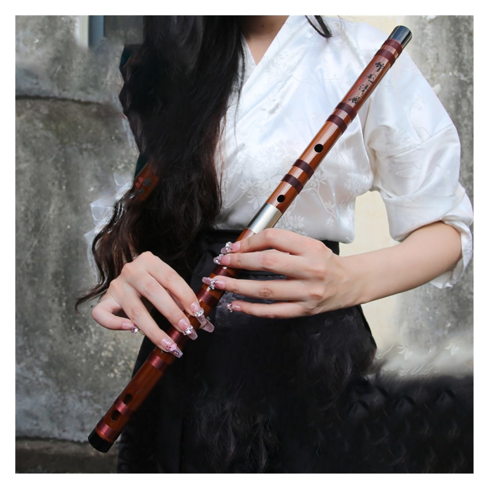 Professional Bamboo Flute - Zero Base Horizontal Bamboo Wind Flute for Adult Beginners (F Key) - Perfect for Meditation, Yoga, and Music Practice