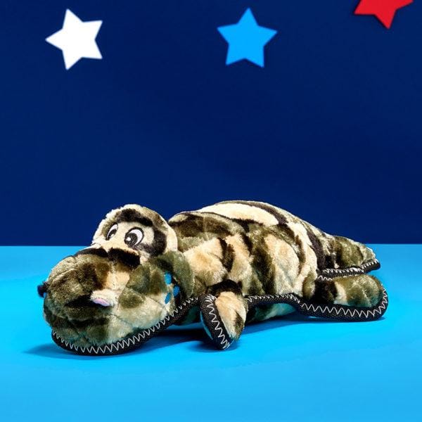 ZippyPaws Camouflage Alligator Dog Toy - Squeaky Plush Chew Toy for Medium & Large Dogs | Durable Stuffed Animal for Playtime, Training & Cuddling | Perfect for Fetch, Tug-of-War & Interactive Play