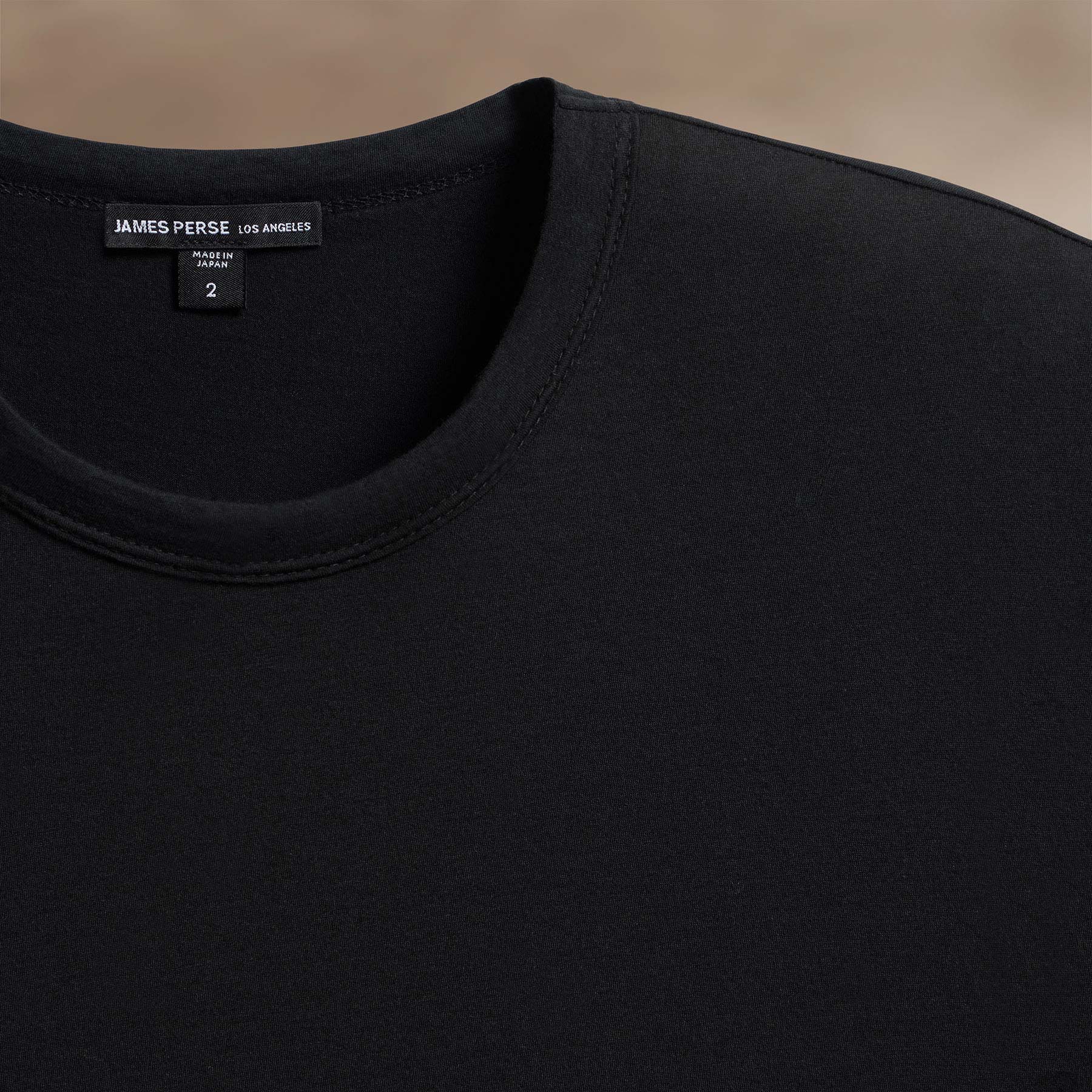 Luxe Lotus Jersey Tee - Soft Comfortable Women's T-Shirt in Black | Perfect for Casual Wear, Layering & Everyday Outfits