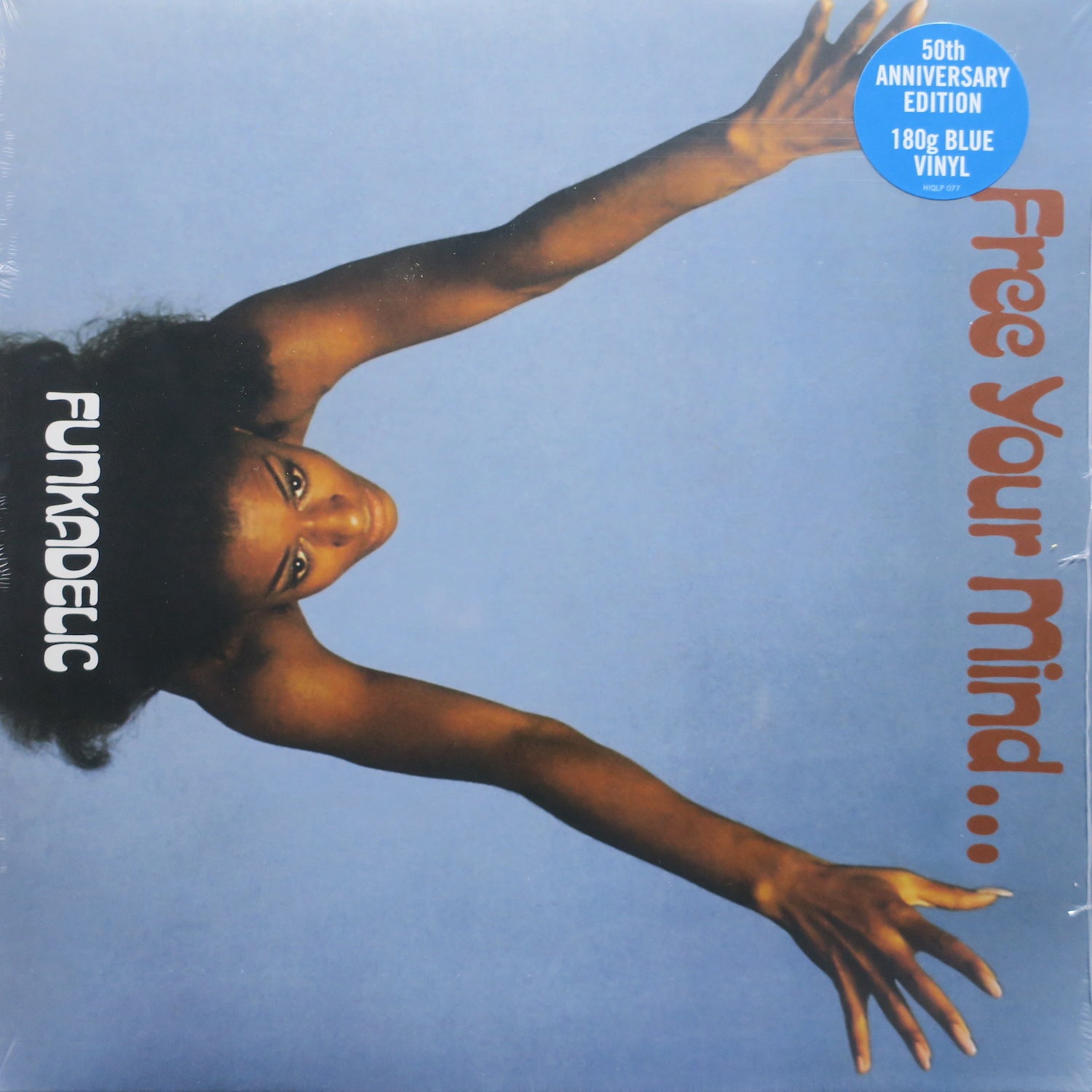 FUNKADELIC 'Free Your Mind…And Your Ass Will Follow' Limited Edition Blue Vinyl LP Record - Perfect for Music Collectors & Vintage Vinyl Enthusiasts - Great for Home Listening, DJ Sets & Retro Music Parties