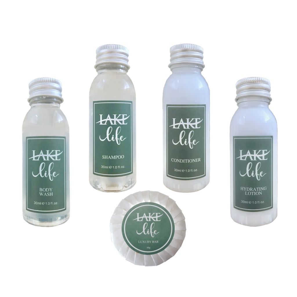 Premium Hotel Toiletries Set in Elegant Gift Bag - Luxury Travel Essentials for Spa, Vacation & Home Use