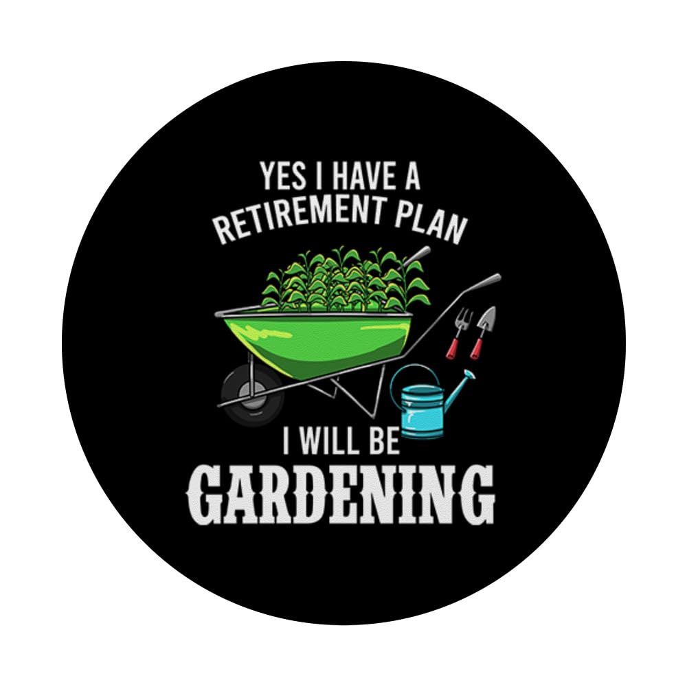 Cool Gardening PopSockets Swappable PopGrip - Perfect Gift for Gardeners & Plant Lovers - Ideal for Gardening Enthusiasts, Outdoor Activities & DIY Projects