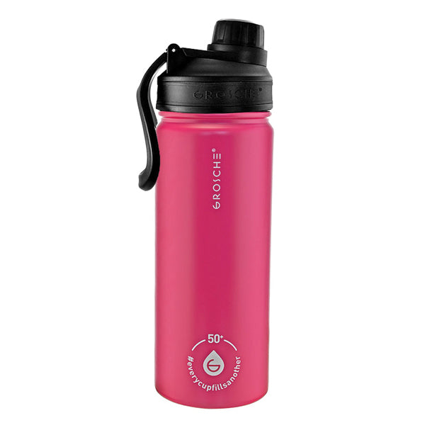GROSCHE Chicago Stainless Steel Tea Infuser Tumbler - 20oz Insulated Travel Mug for Hot & Cold Beverages - Perfect for Office, Gym, and Outdoor Adventures