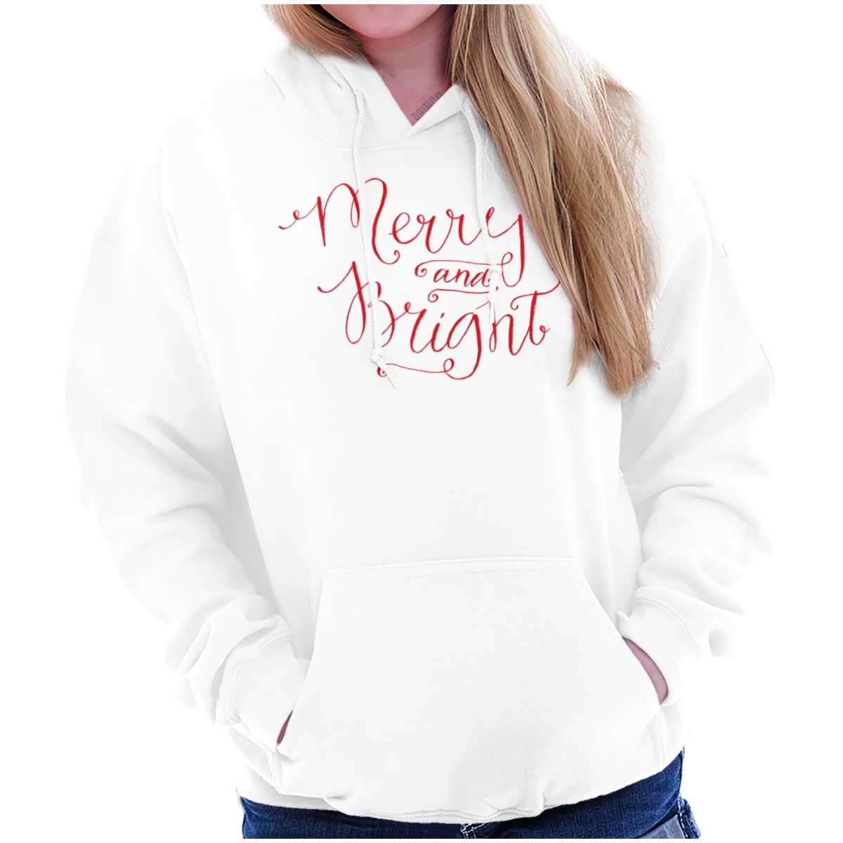Festive Christmas Hoodie for Women - Cozy Merry Xmas Pullover Sweater with Bright Holiday Designs | Perfect for Holiday Parties, Gift Giving & Winter Outfits