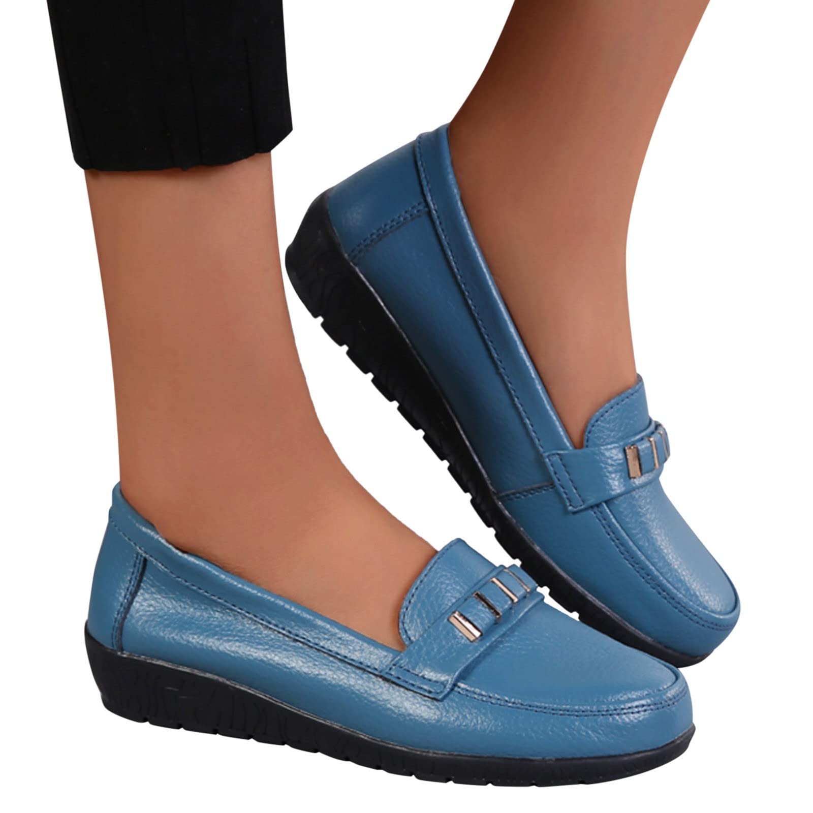 Women's Comfortable Walking Shoes with Orthotic Insole & Arch Support - Fashion Sneakers & Loafers for Everyday Wear, Travel & Work